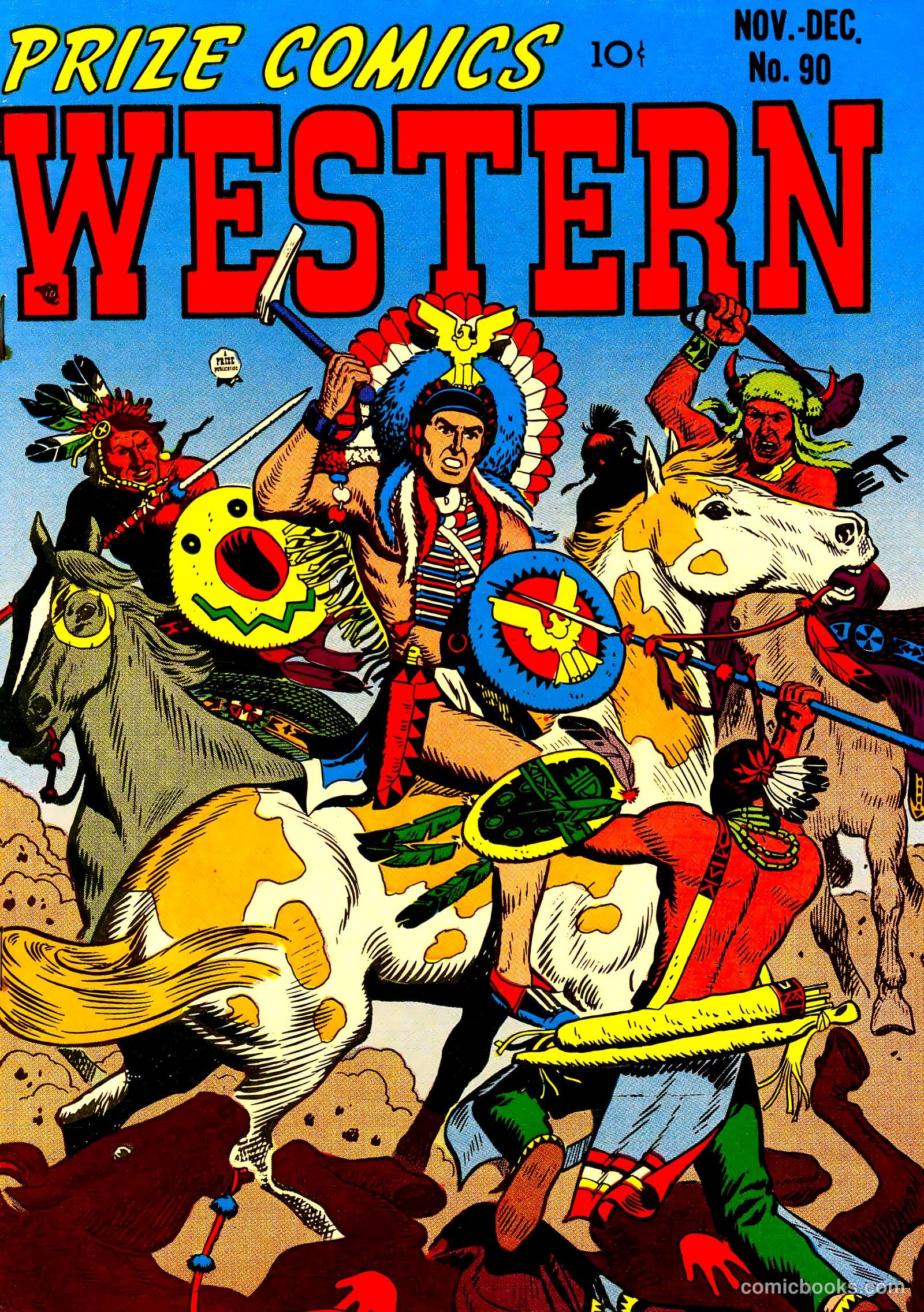 Prize Comics Western #90 — page 1 of 44