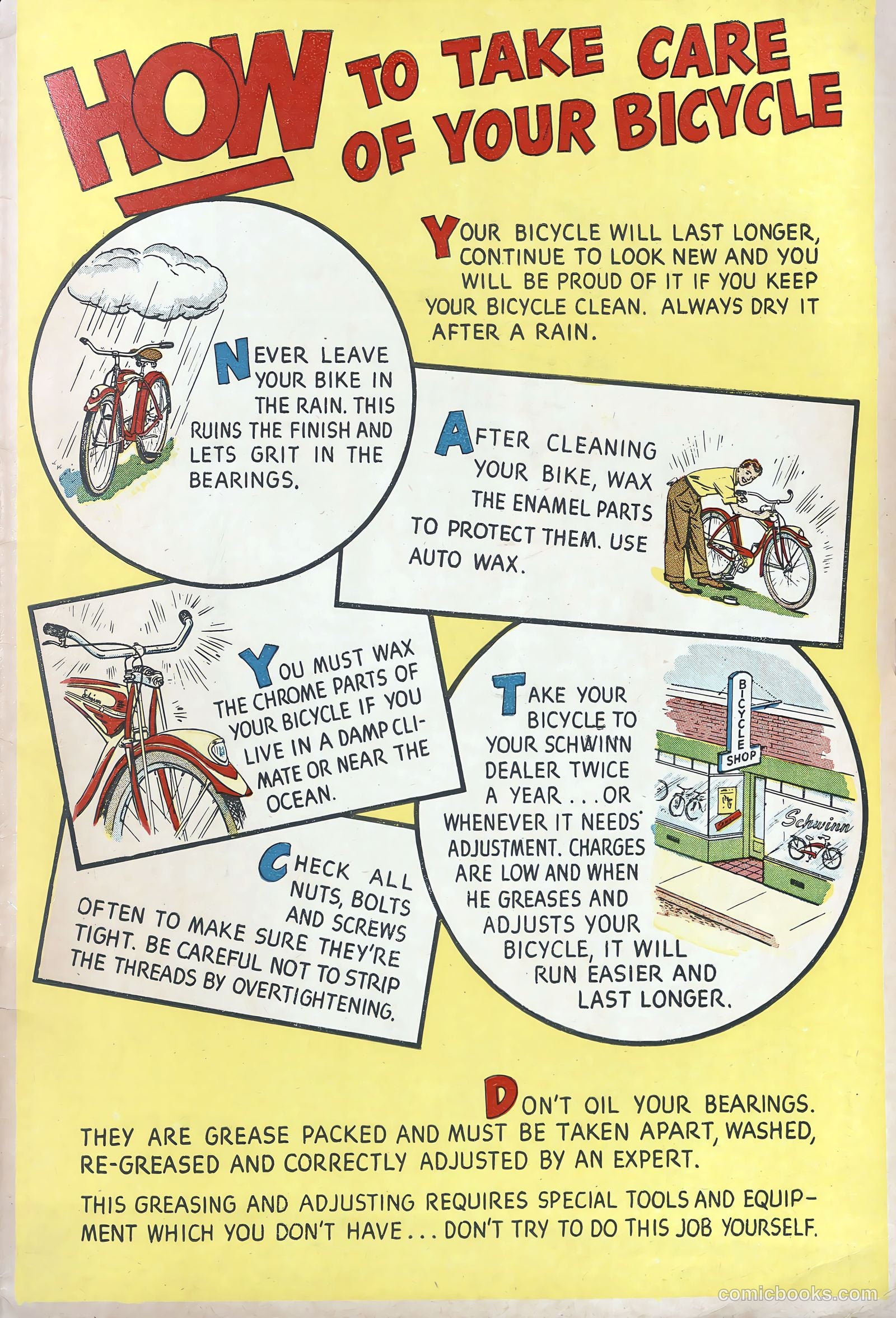 Schwinn Bicycle Book #nn — page 32 of 33