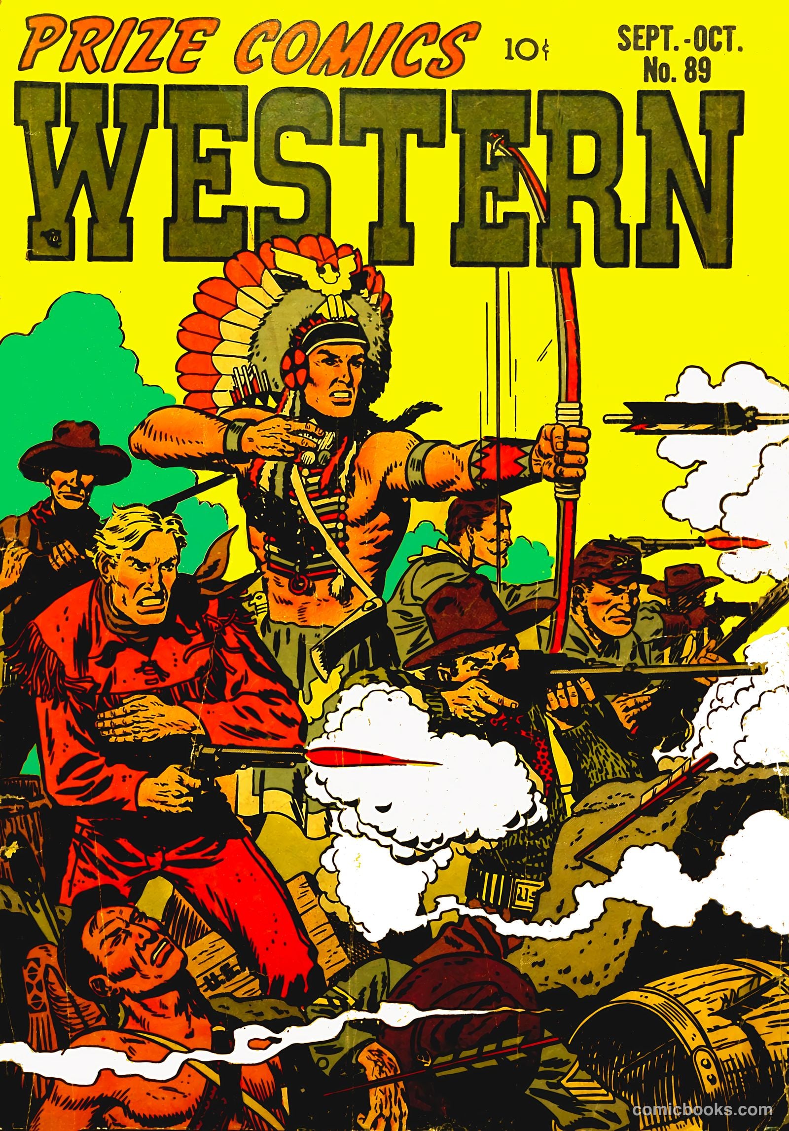 Prize Comics Western #89 — page 1 of 52