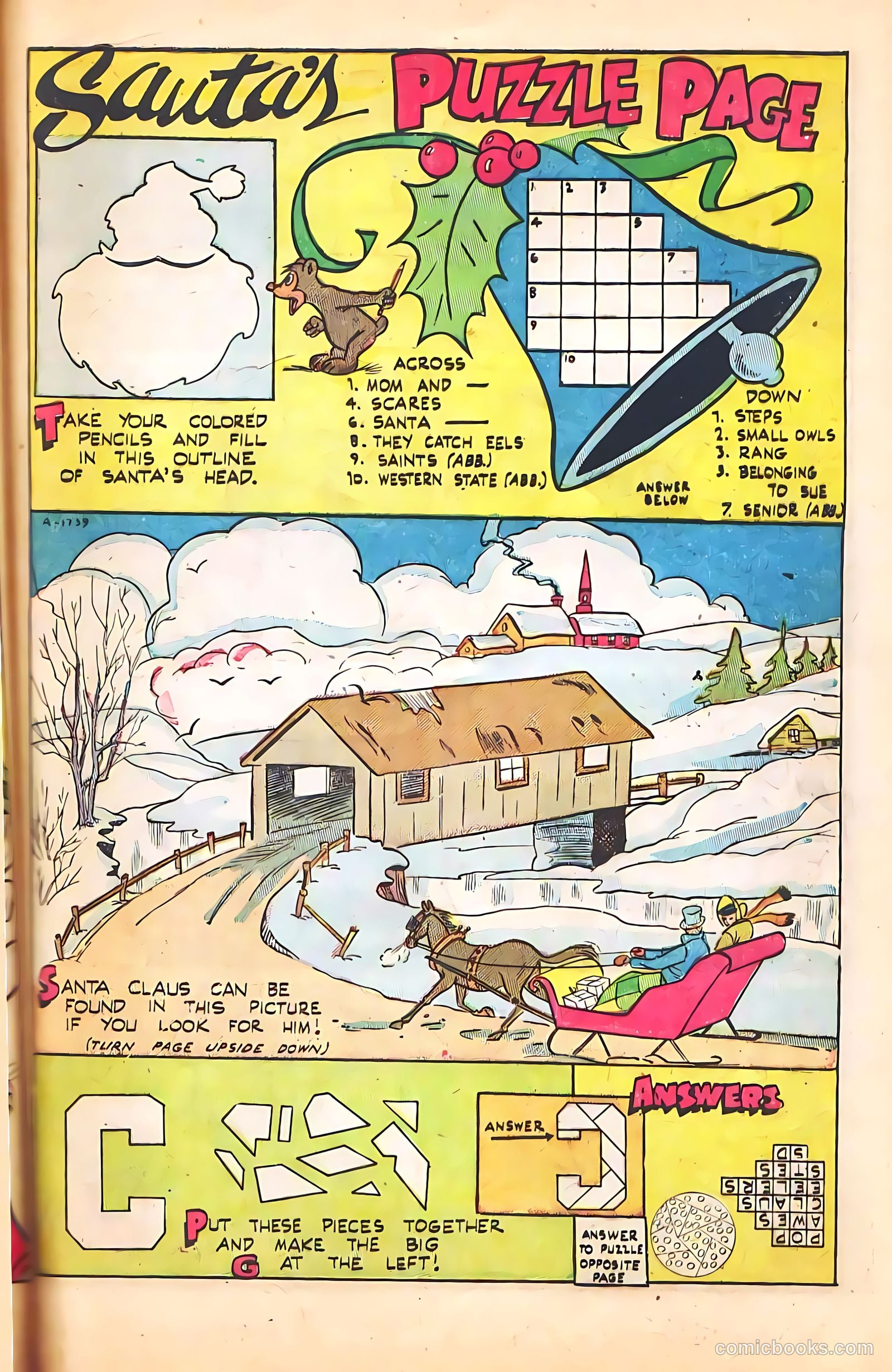 Santa's Christmas Comics #1 — page 69 of 100