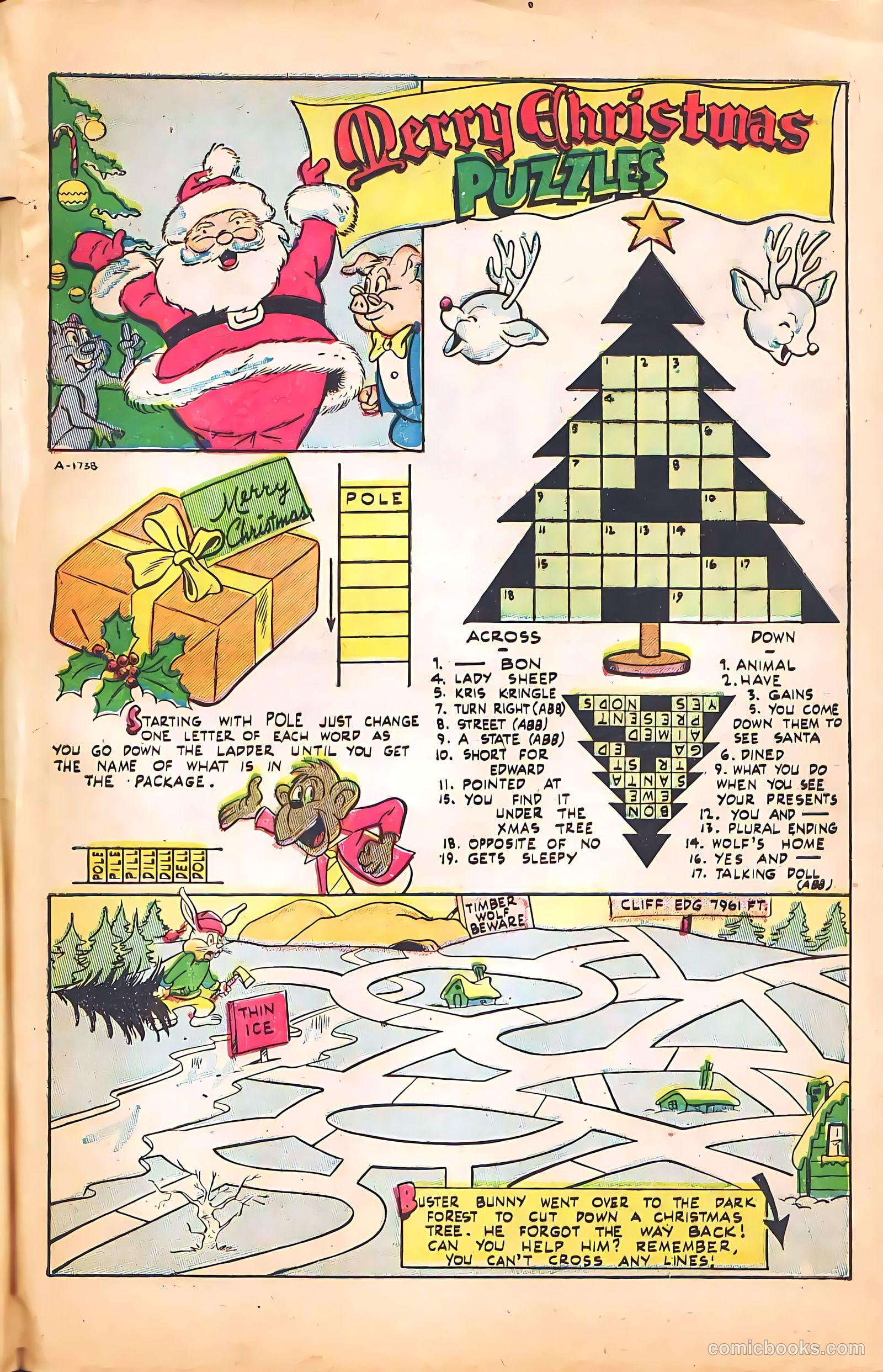Santa's Christmas Comics #1 — page 97 of 100
