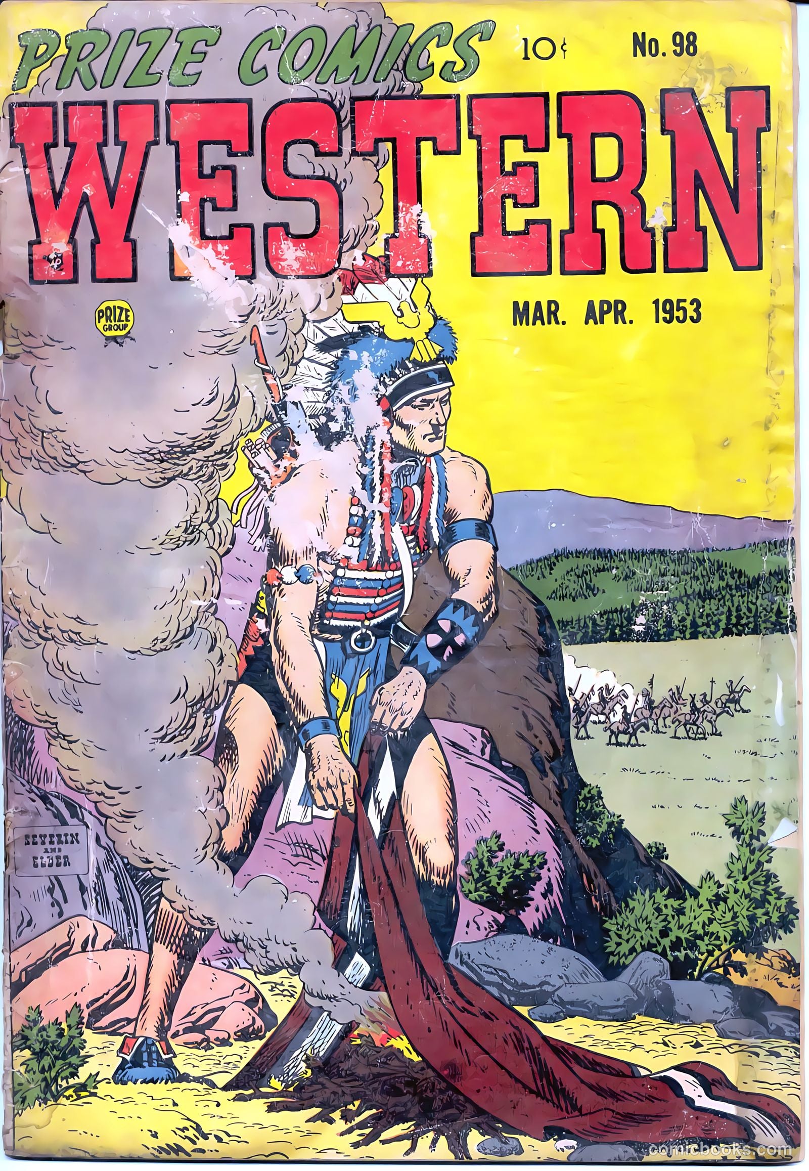 Prize Comics Western #98 — page 2 of 37