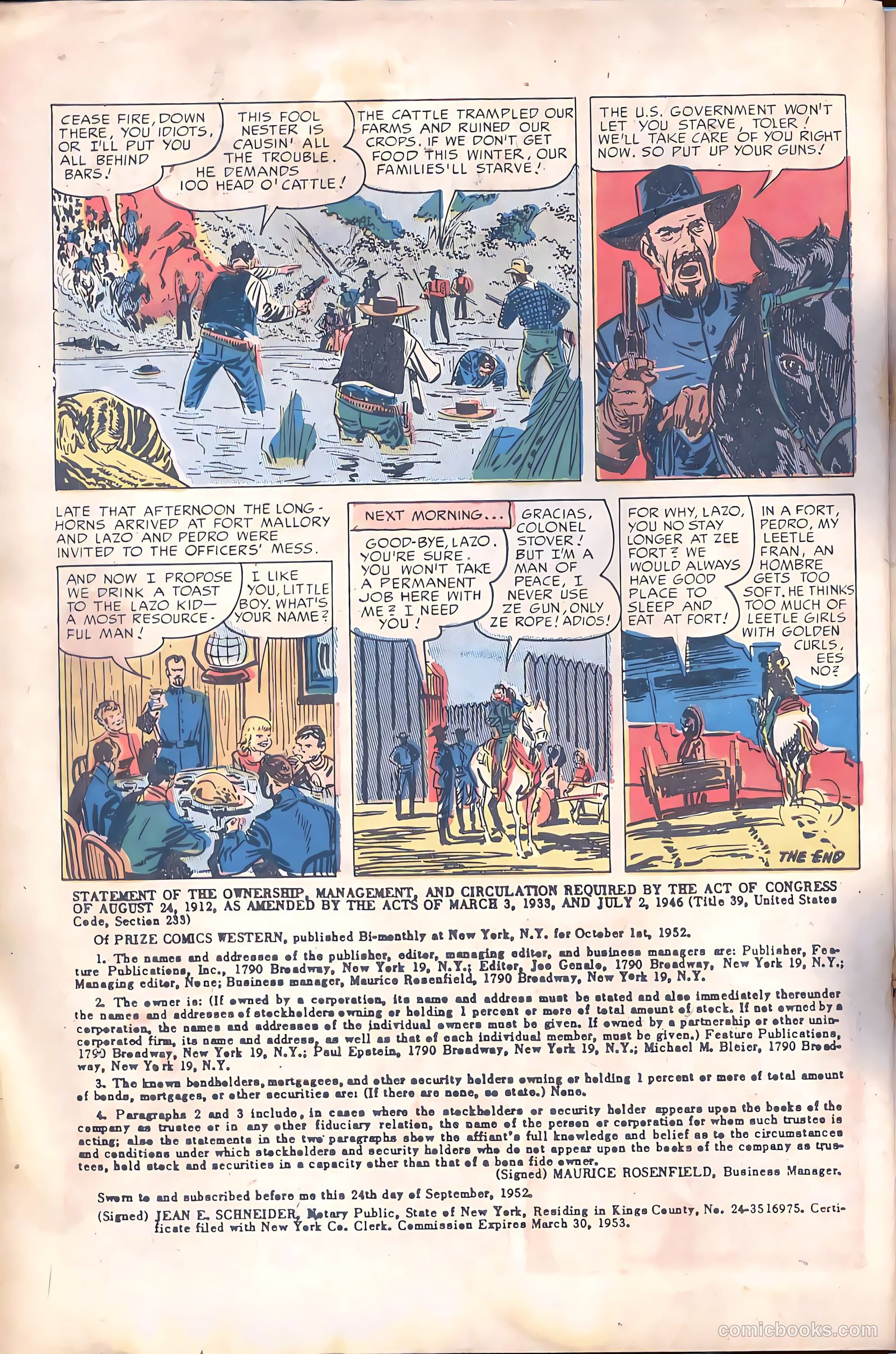 Prize Comics Western #98 — page 23 of 37