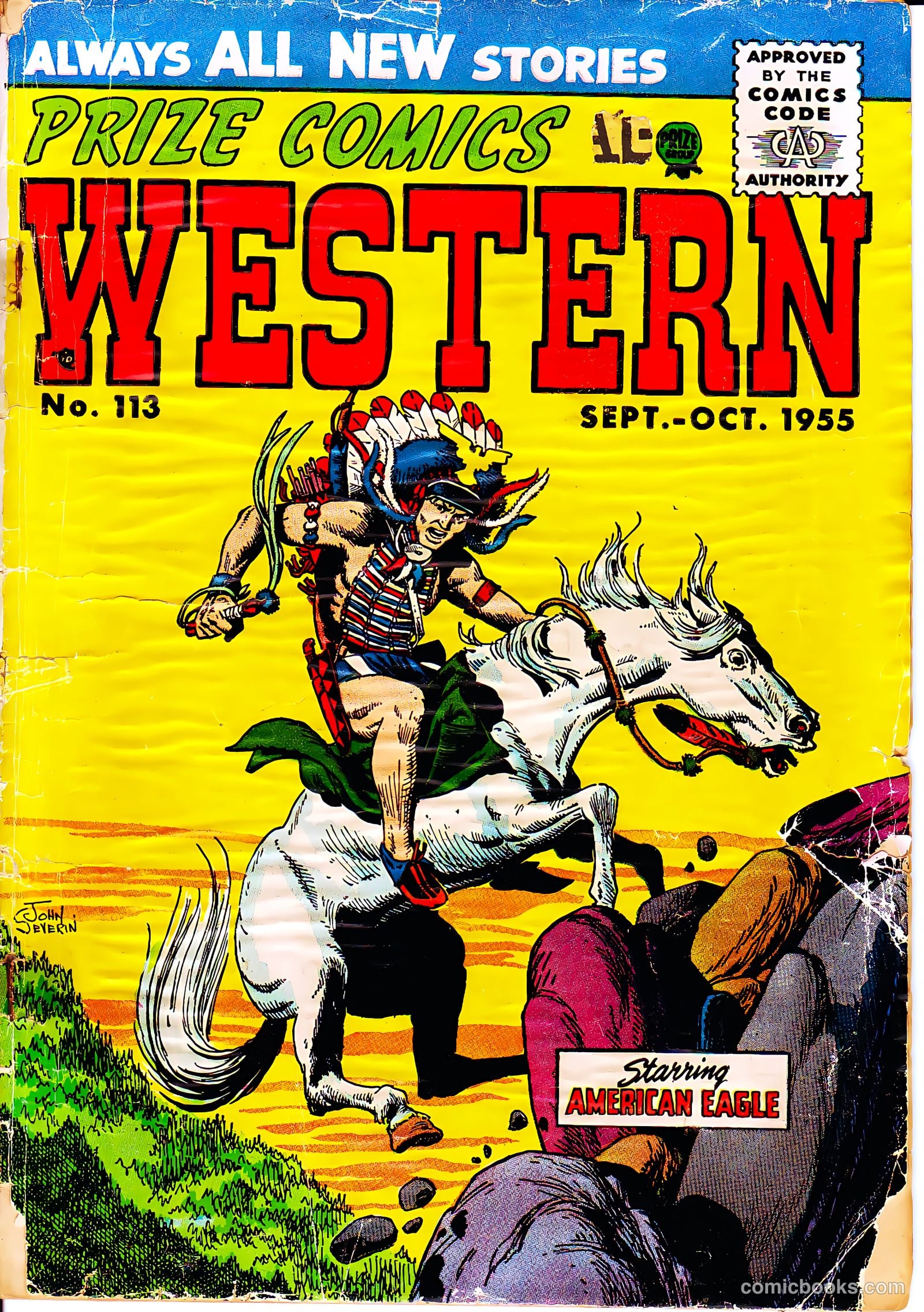 Prize Comics Western #113 — page 1 of 36