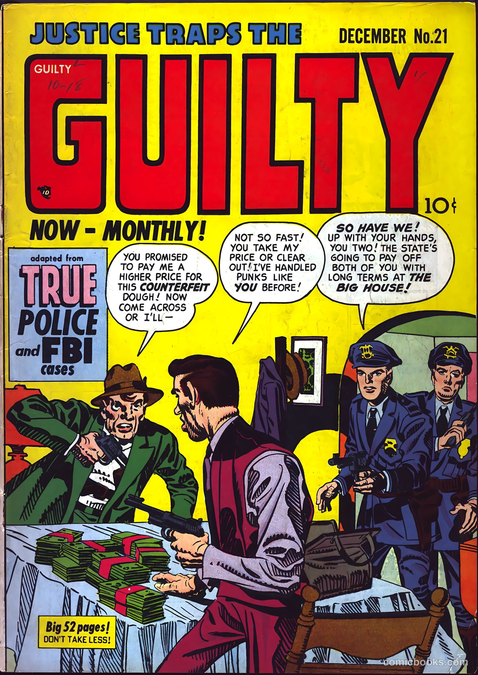 Justice Traps the Guilty #21 — page 1 of 52