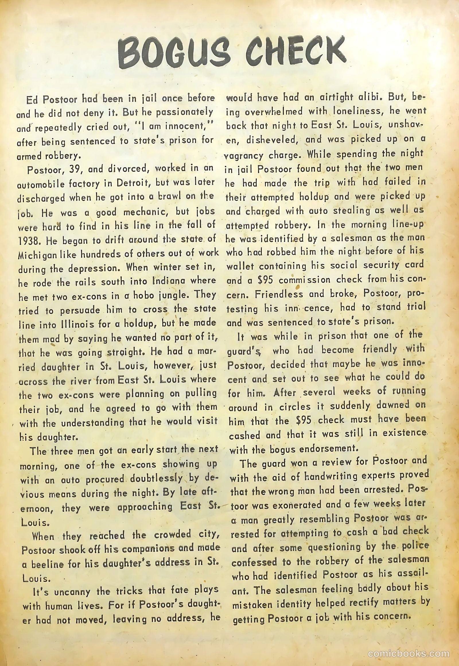 Justice Traps the Guilty #92 — page 33 of 38