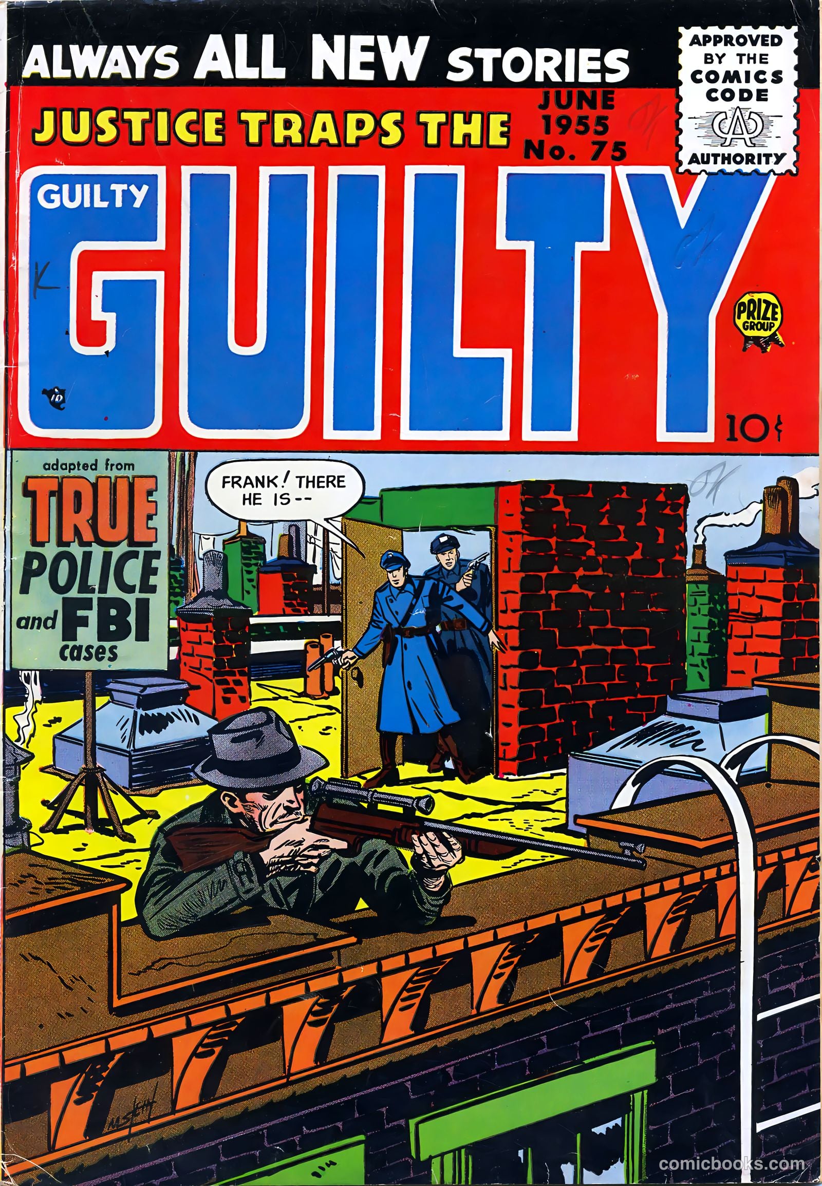 Justice Traps the Guilty #75 — page 1 of 36