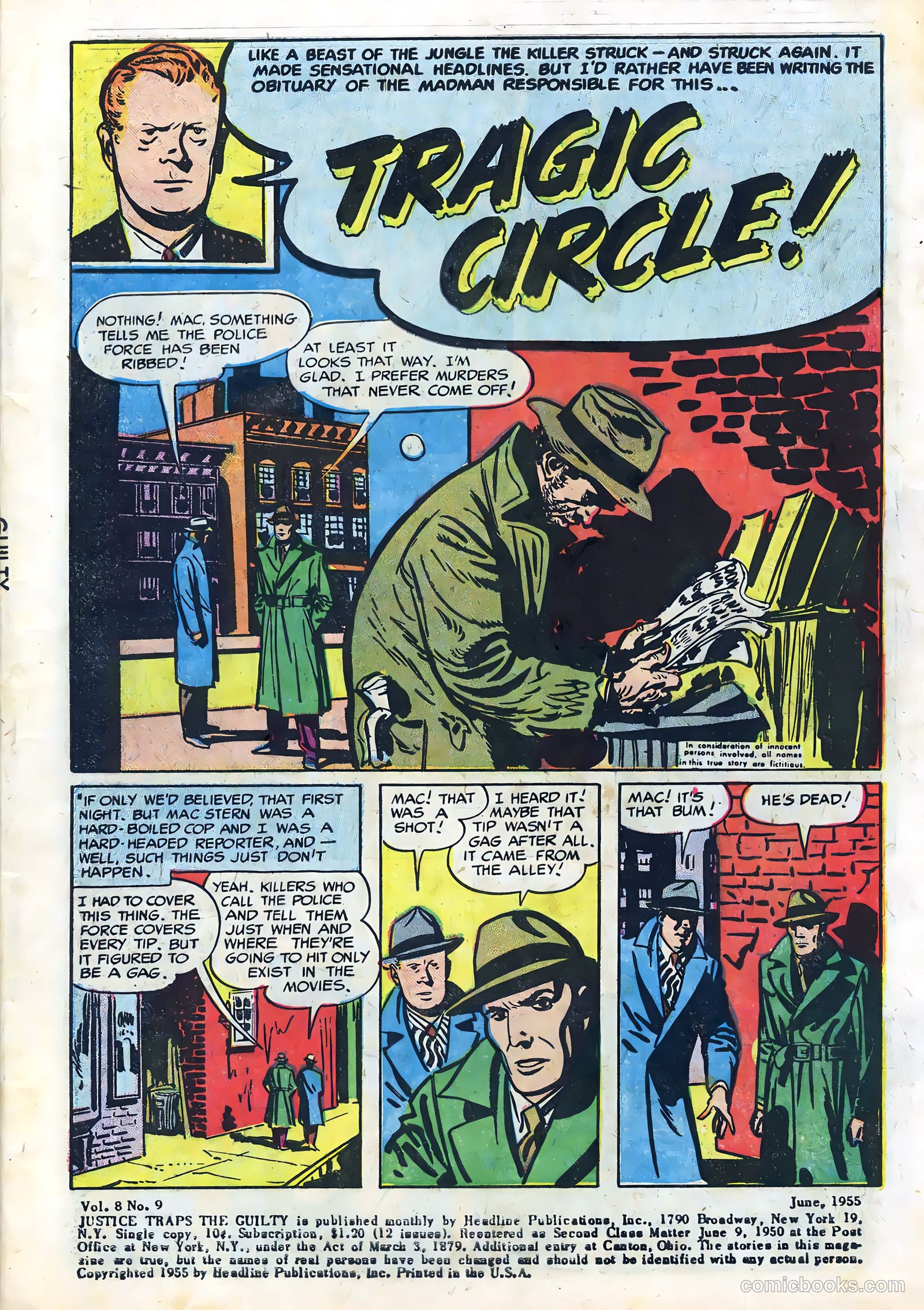 Justice Traps the Guilty #75 — page 3 of 36