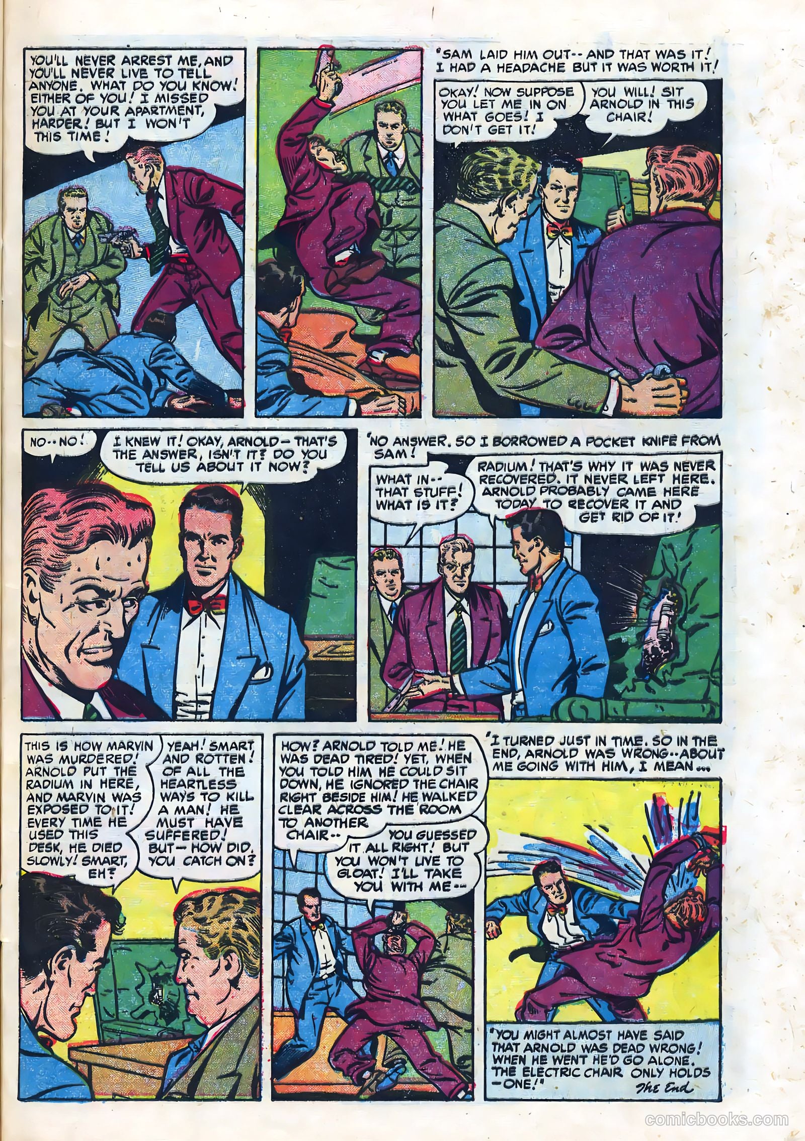 Justice Traps the Guilty #75 — page 33 of 36