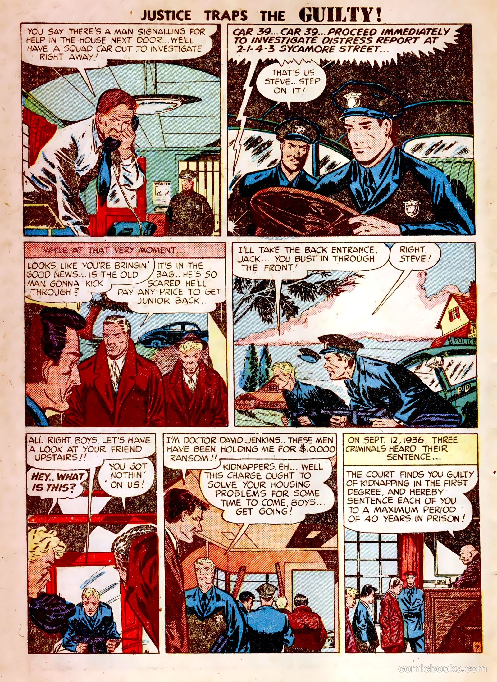 Justice Traps the Guilty #5 — page 40 of 52