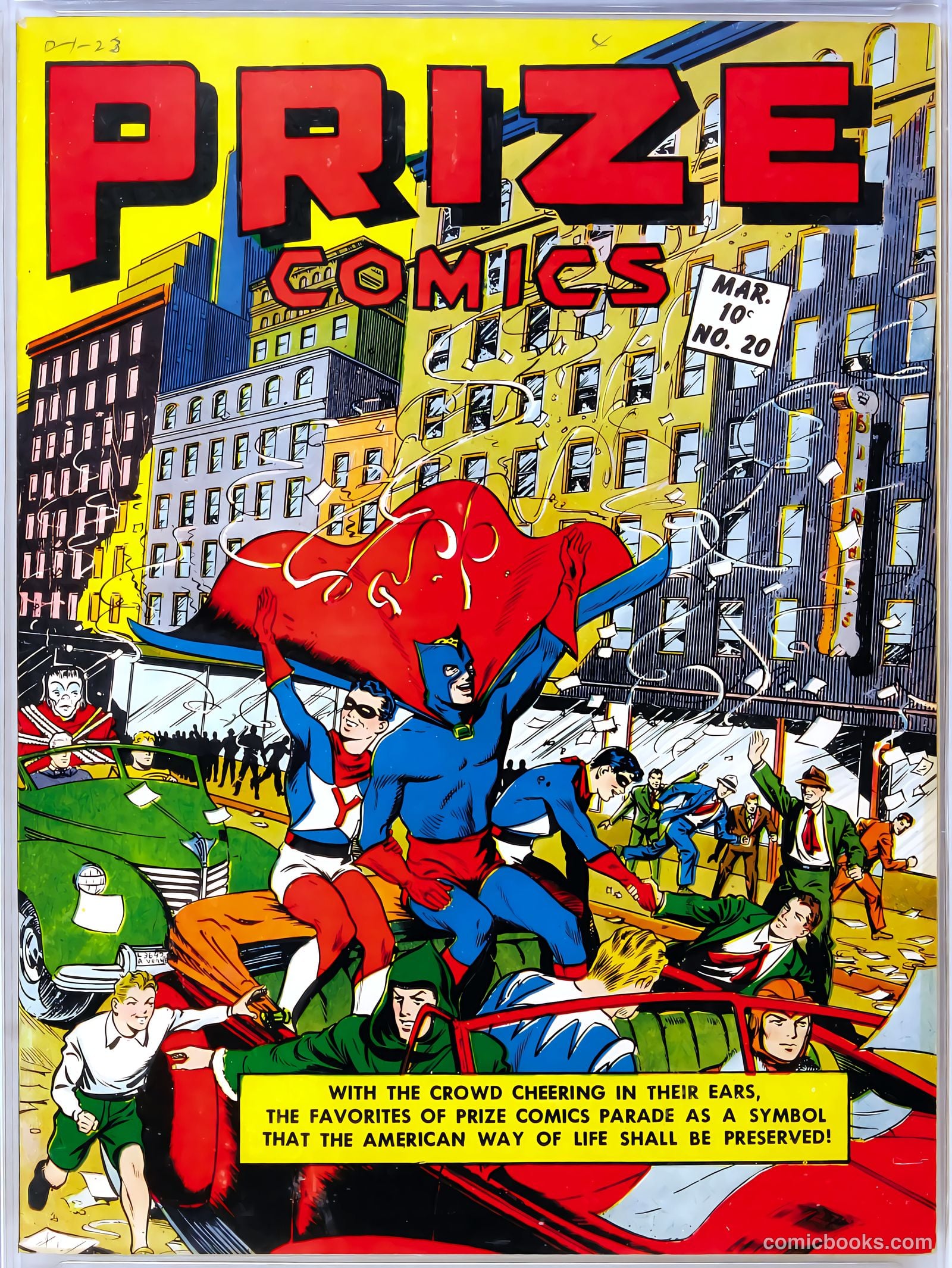 Prize Comics #20 — page 1 of 62