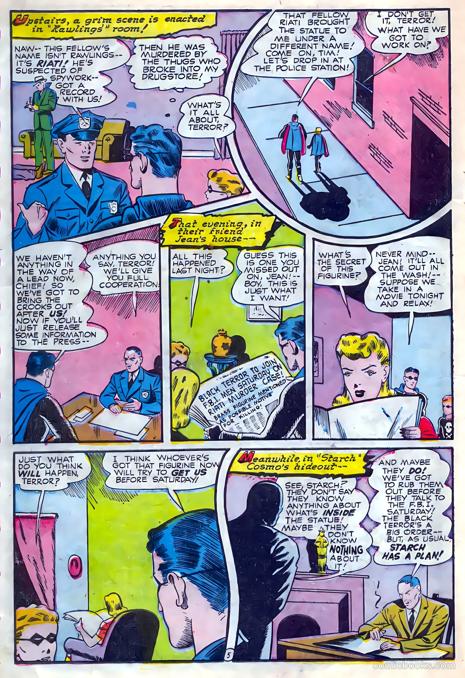 The Black Terror #12 — page 19 of 38