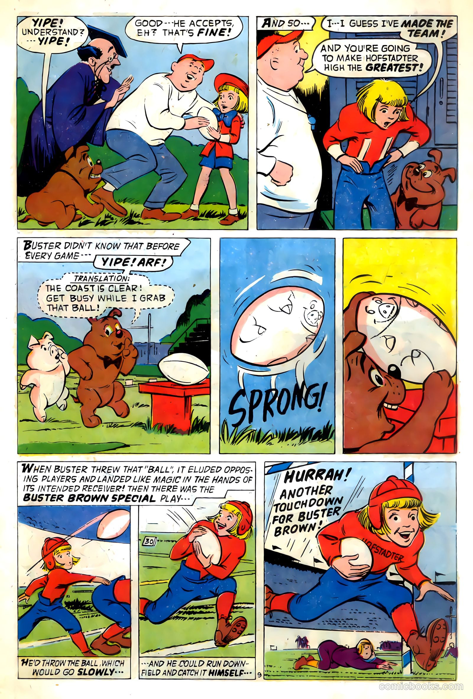 Buster Brown Makes The Team #1 — page 11 of 20