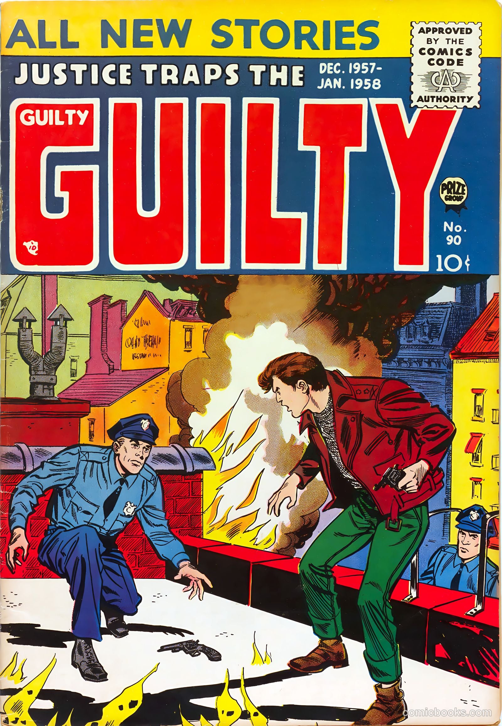 Justice Traps the Guilty #90 — page 1 of 36