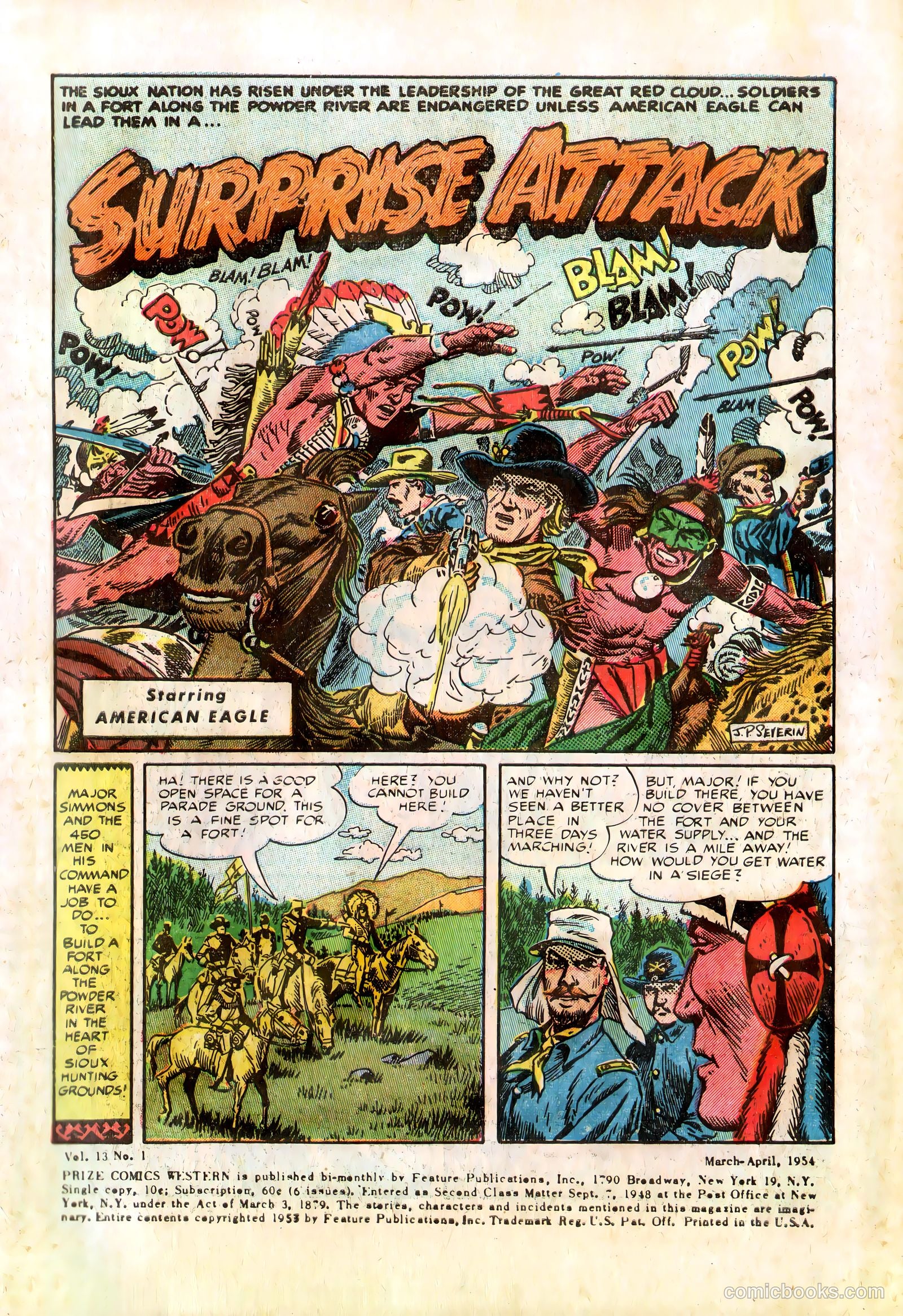 Prize Comics Western #104 — page 3 of 36