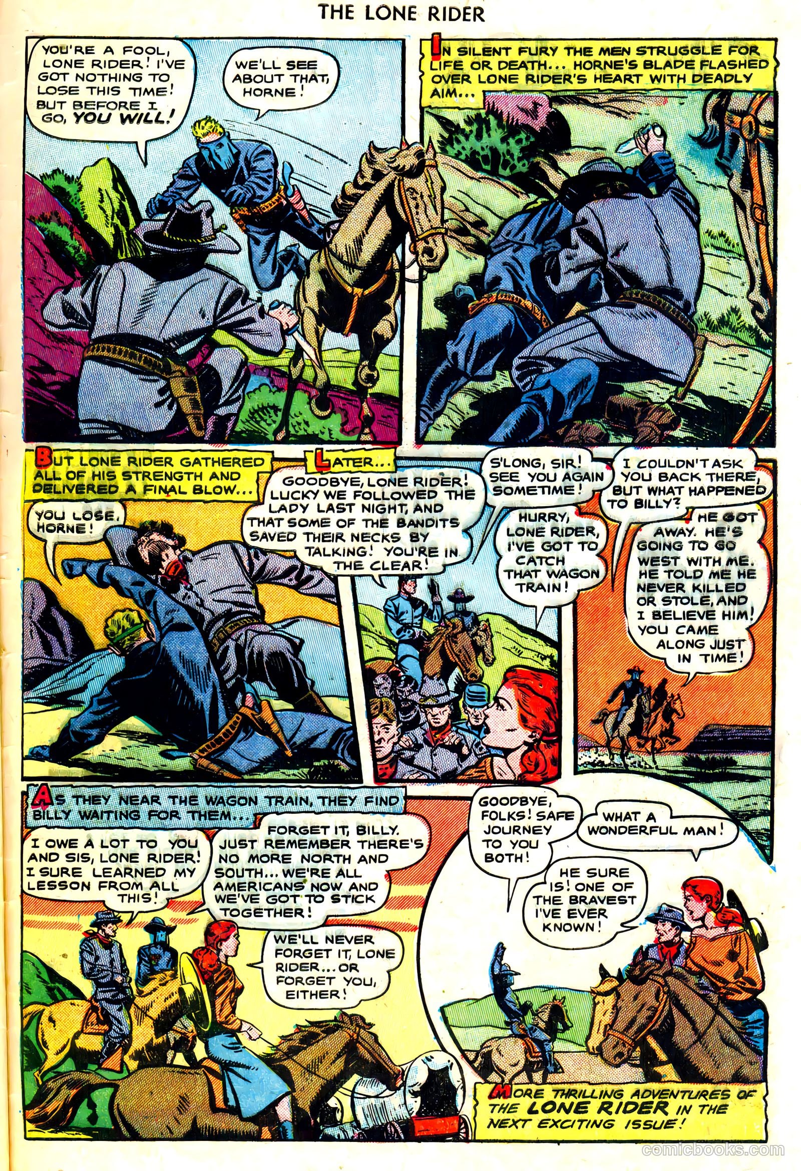 The Lone Rider #3 — page 33 of 36