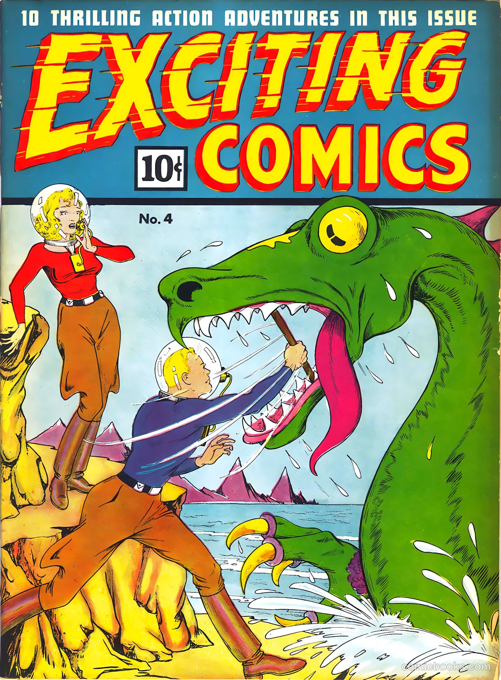 Exciting Comics #4 — page 2 of 69