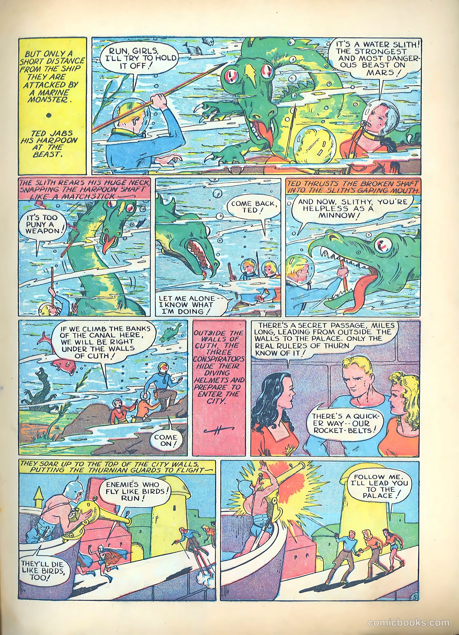 Exciting Comics #4 — page 8 of 69