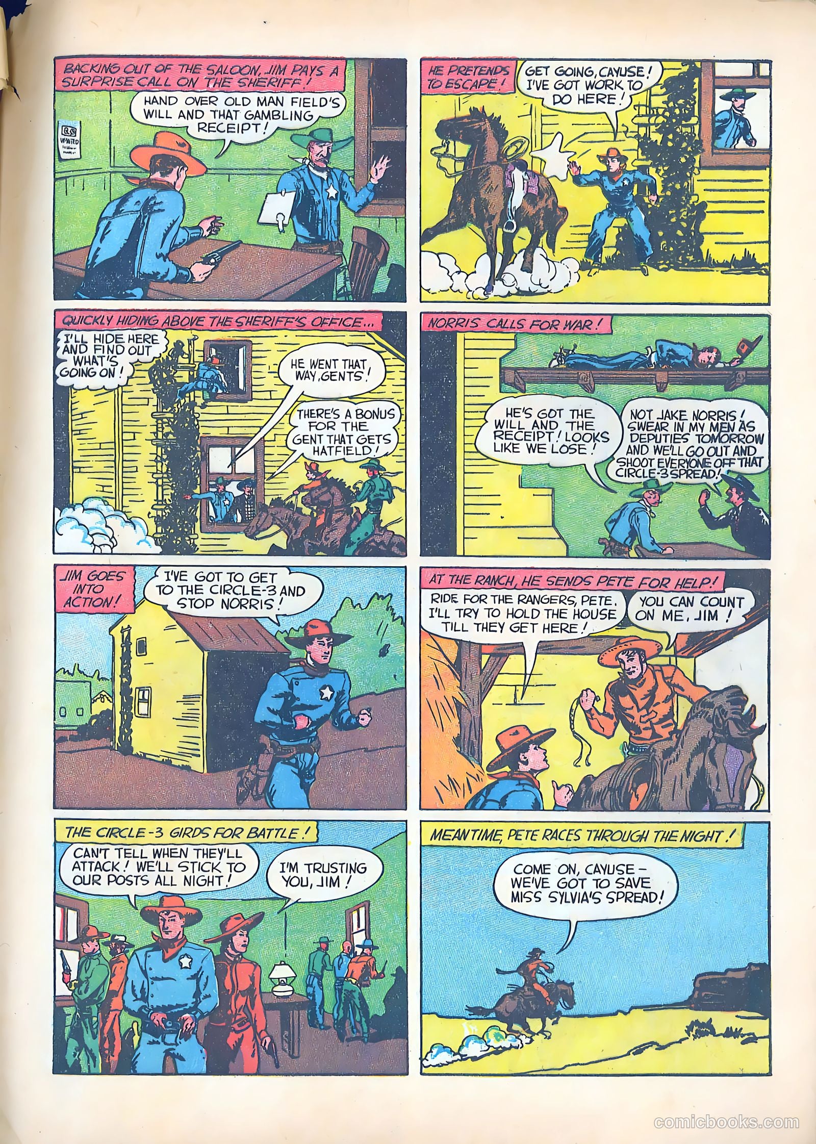 Exciting Comics #4 — page 64 of 69
