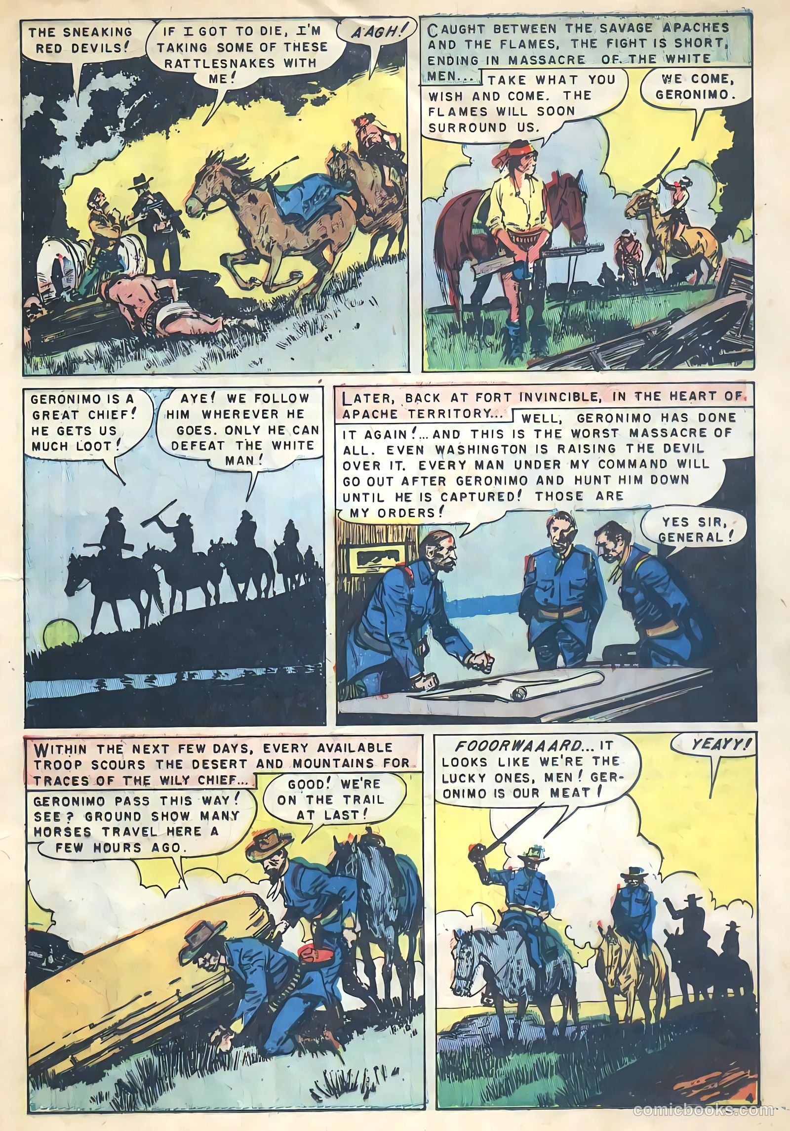 Geronimo 4 - Savage Raids Of Chief #1 — page 12 of 36