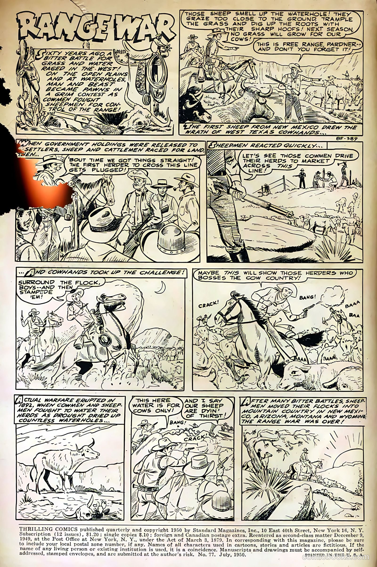 Thrilling Comics #77 — page 2 of 36