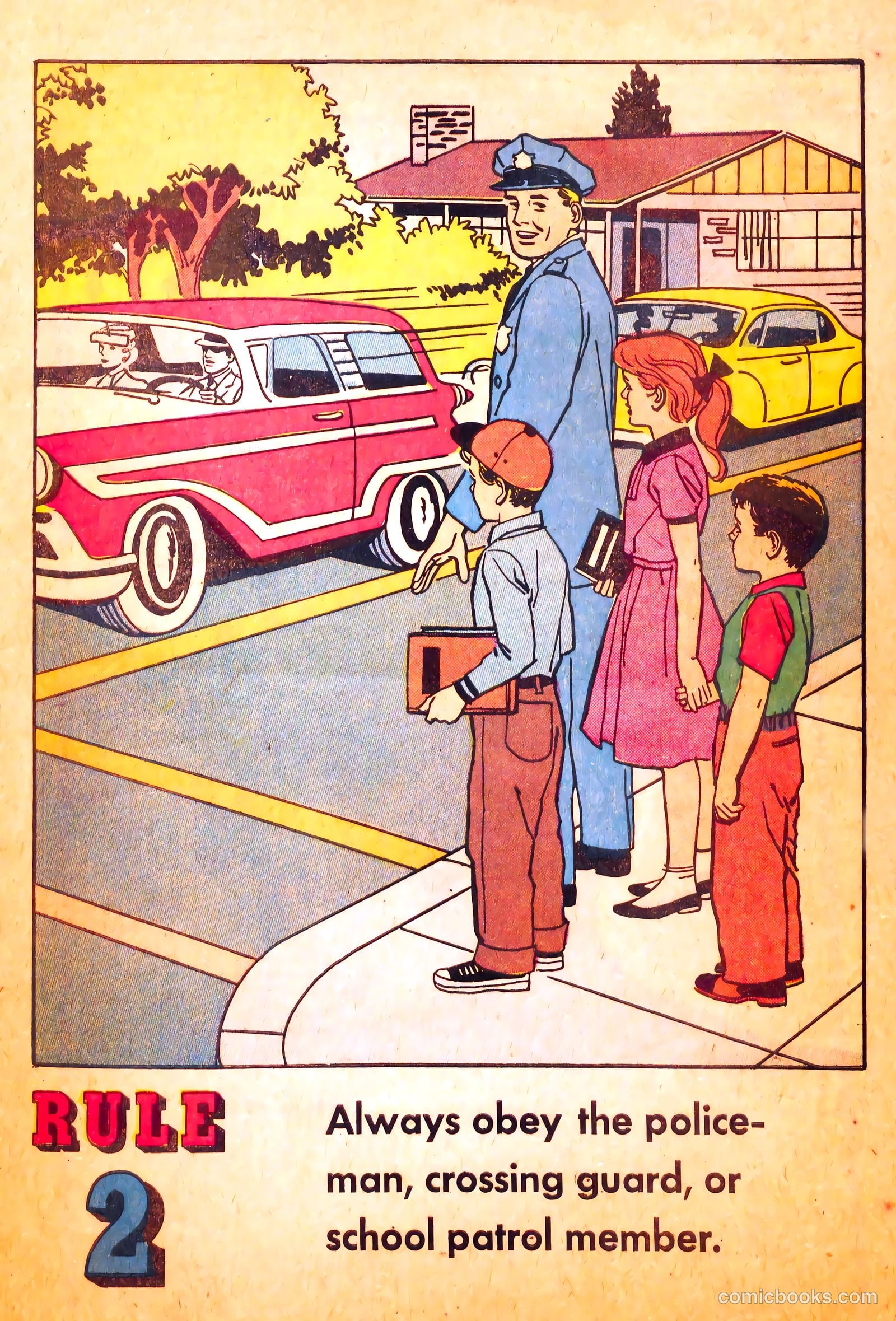 Buster Brown's Safety Coloring Book #nn — page 5 of 19