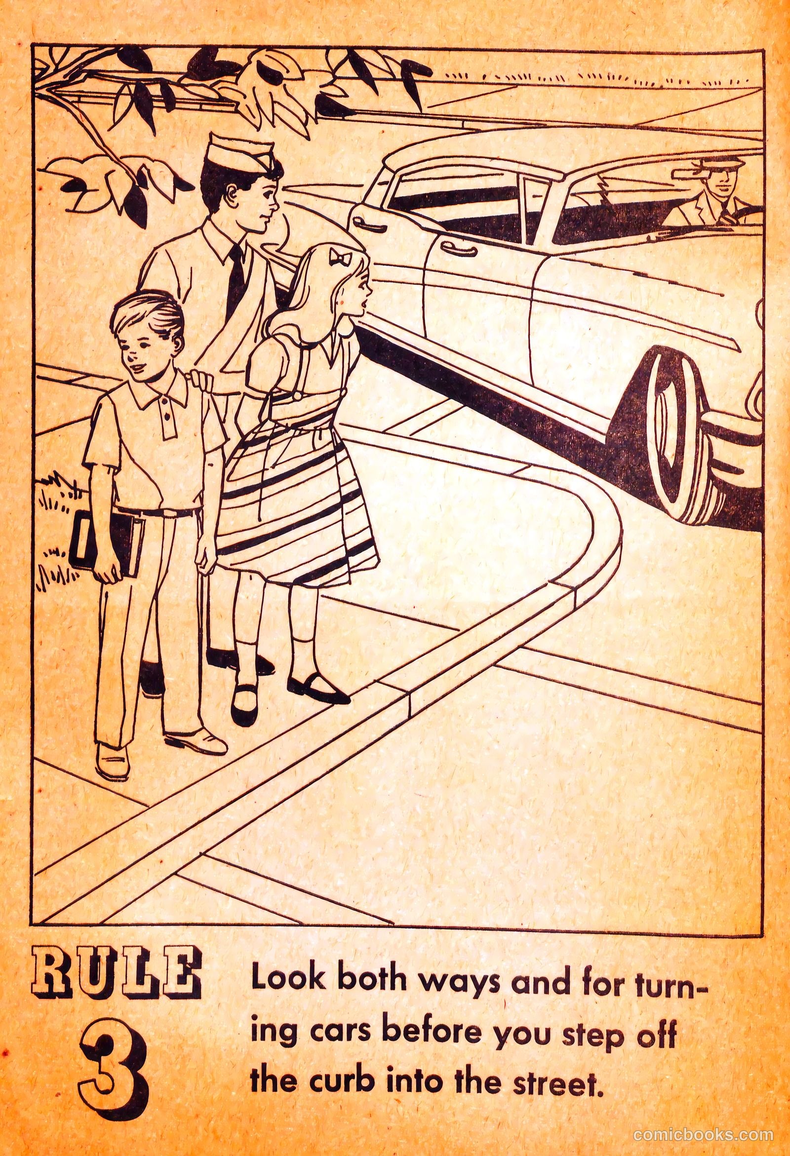Buster Brown's Safety Coloring Book #nn — page 6 of 19