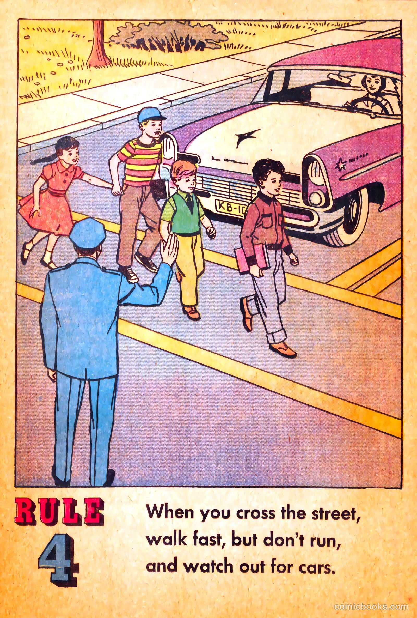 Buster Brown's Safety Coloring Book #nn — page 7 of 19