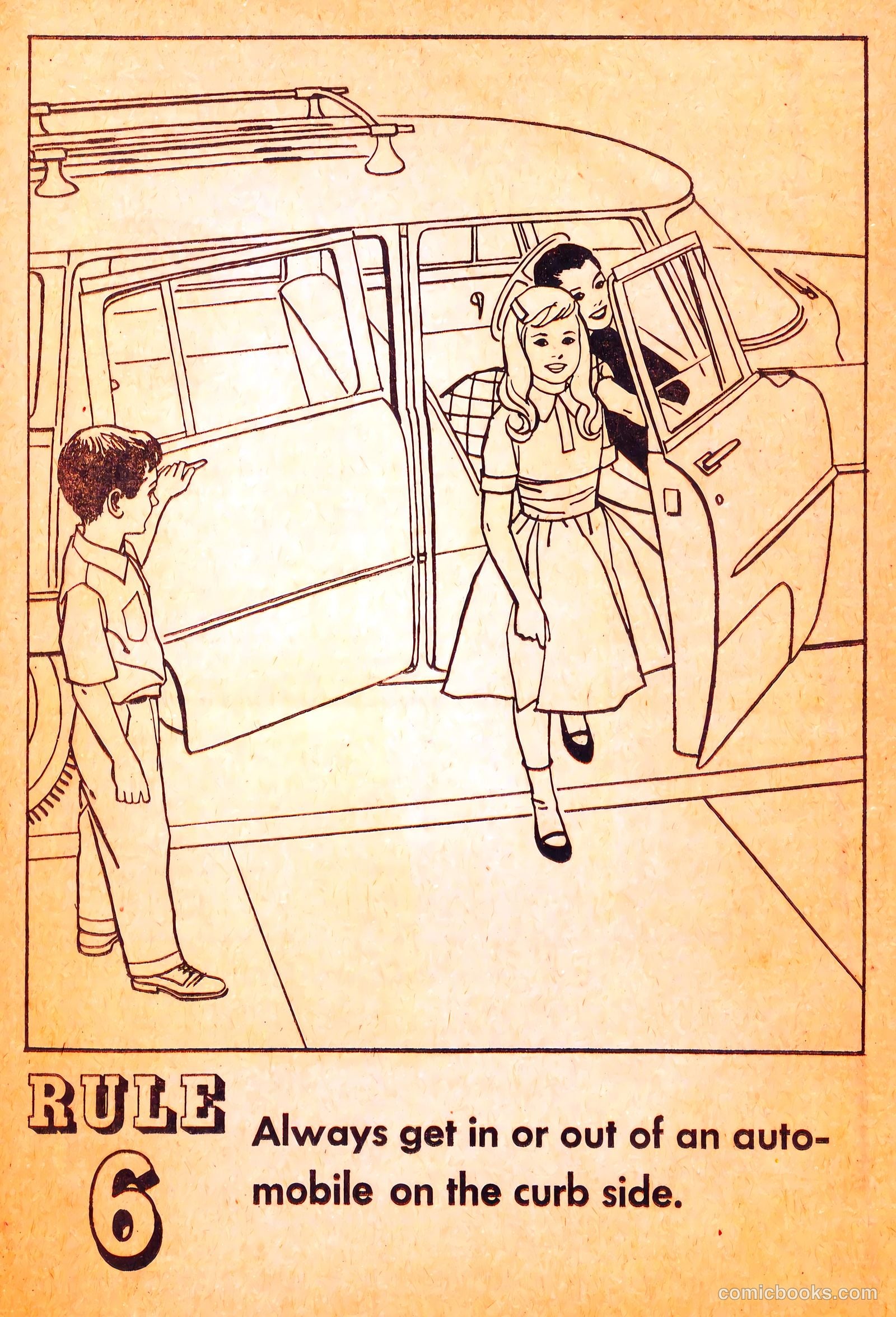 Buster Brown's Safety Coloring Book #nn — page 12 of 19