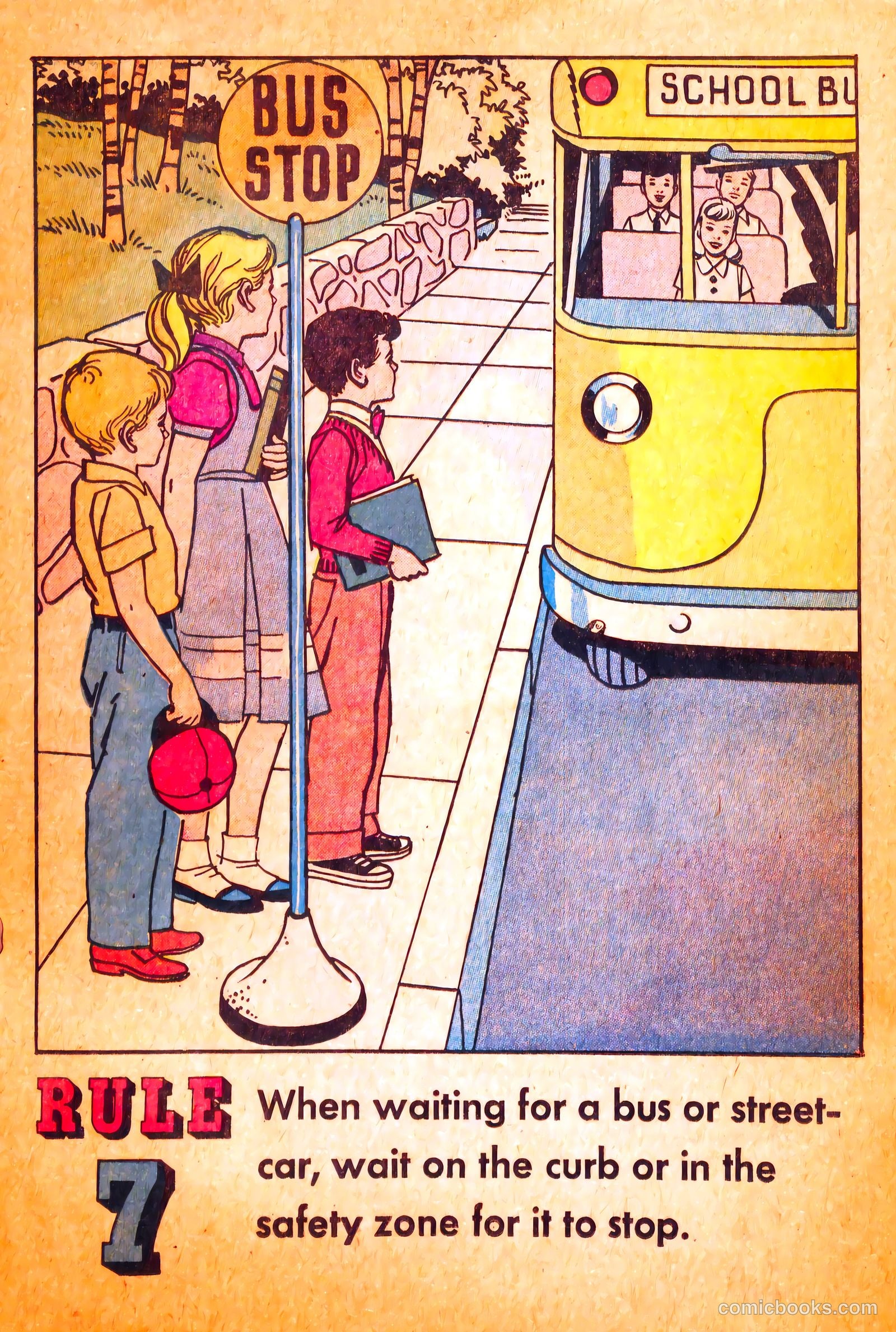 Buster Brown's Safety Coloring Book #nn — page 13 of 19