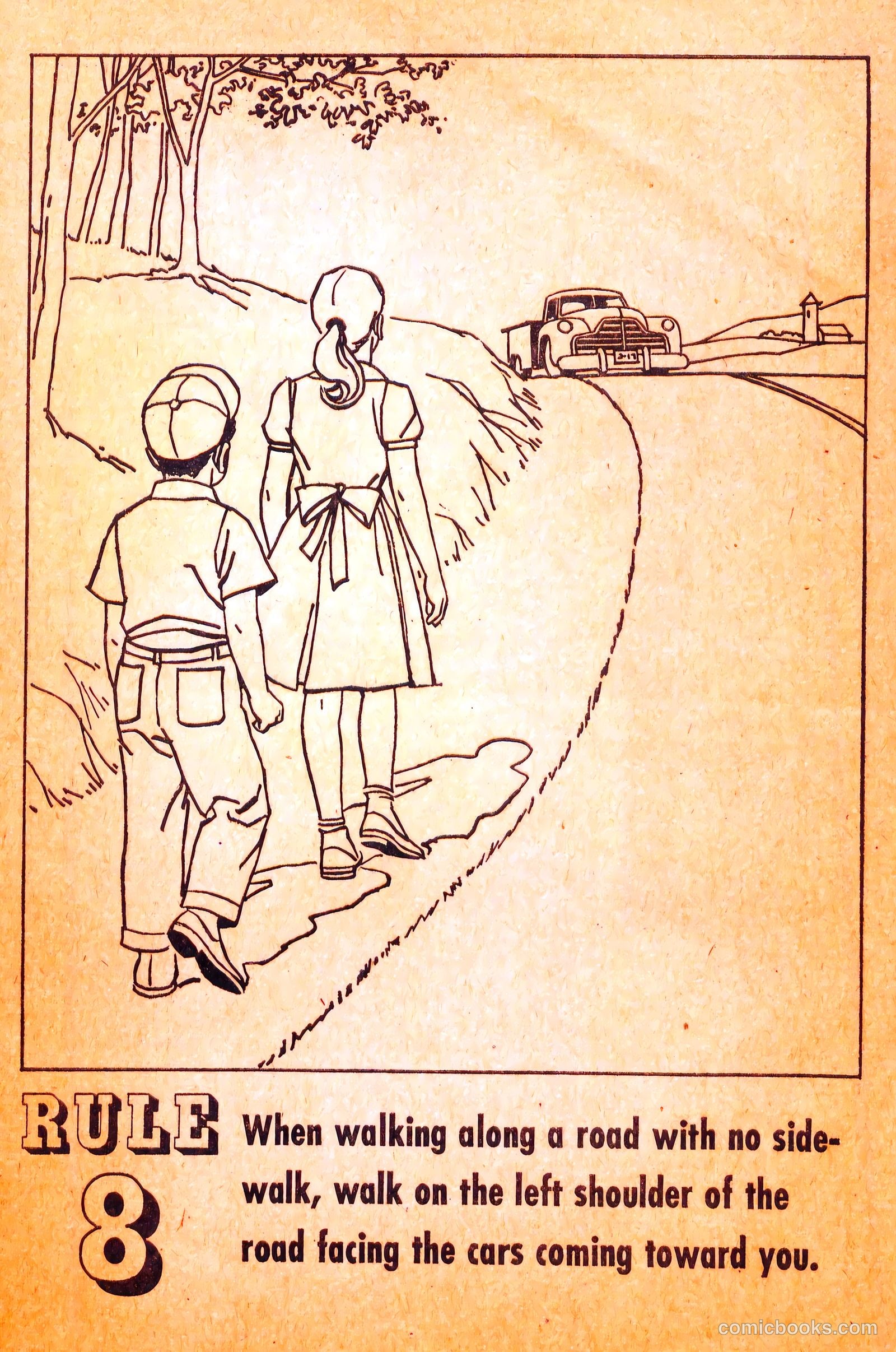 Buster Brown's Safety Coloring Book #nn — page 14 of 19