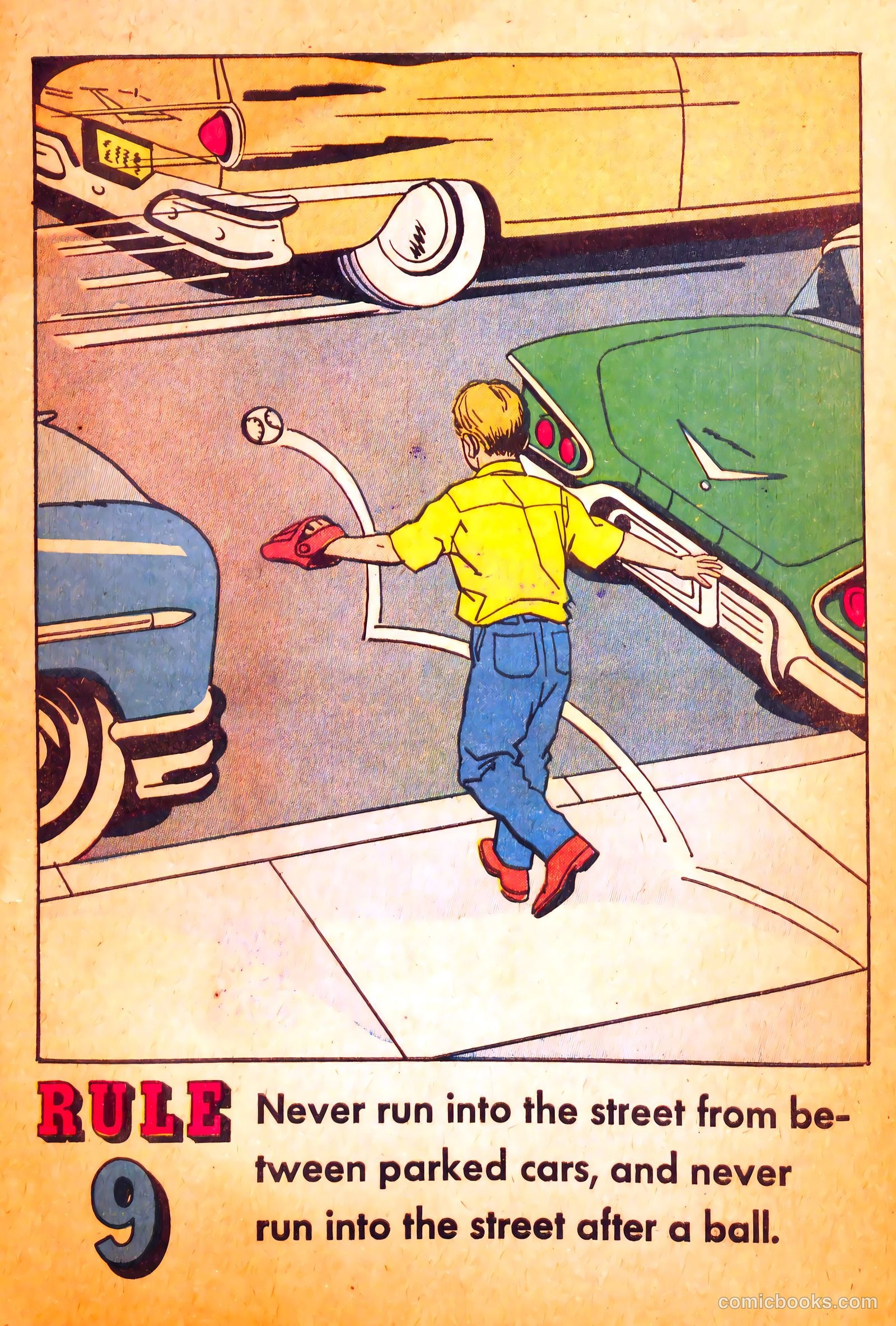 Buster Brown's Safety Coloring Book #nn — page 15 of 19