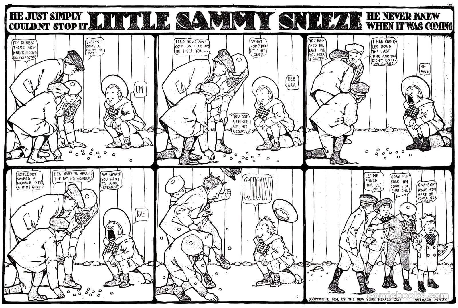 Little Sammy Sneeze #nn — page 1 of 7