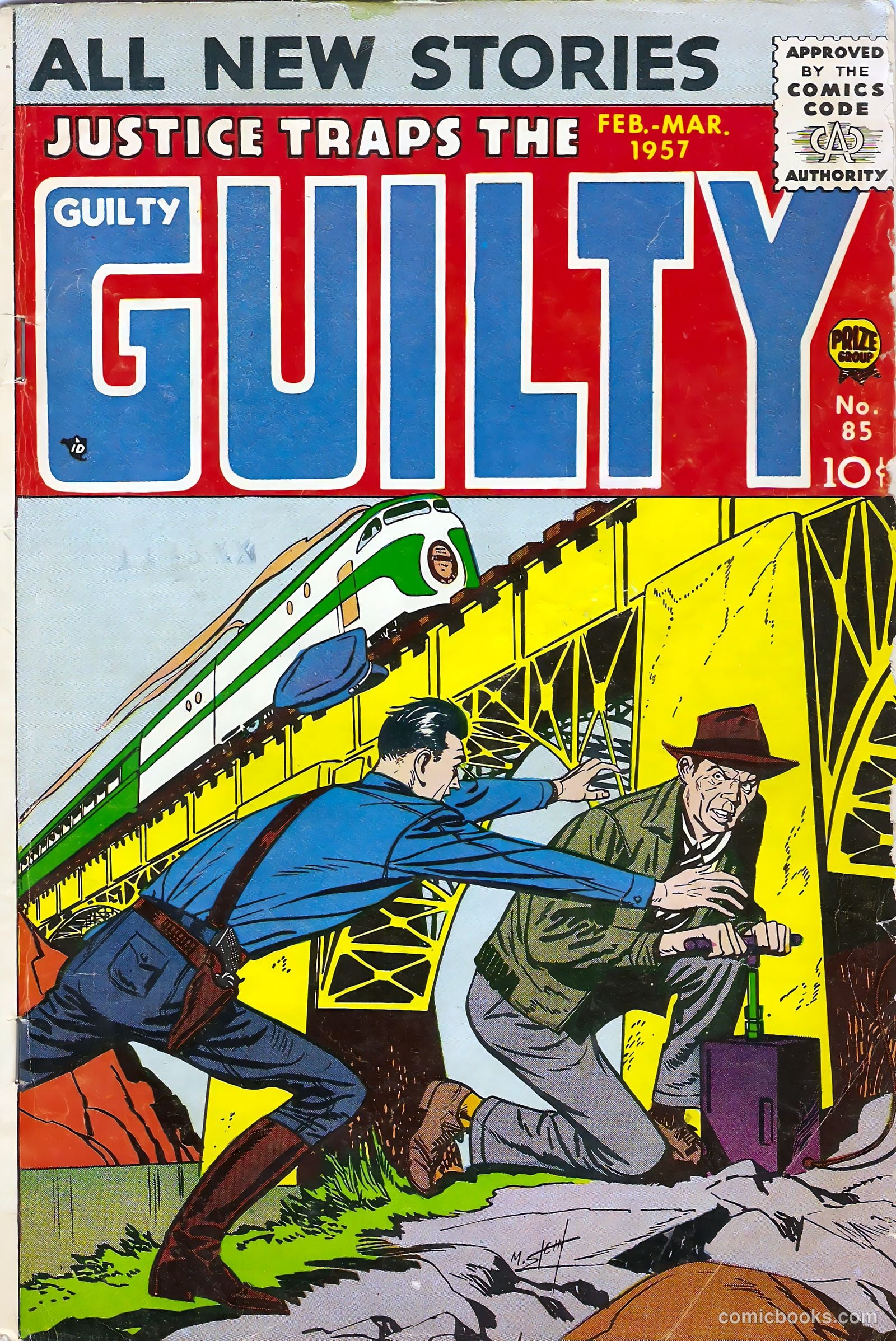 Justice Traps the Guilty #85 — page 1 of 36