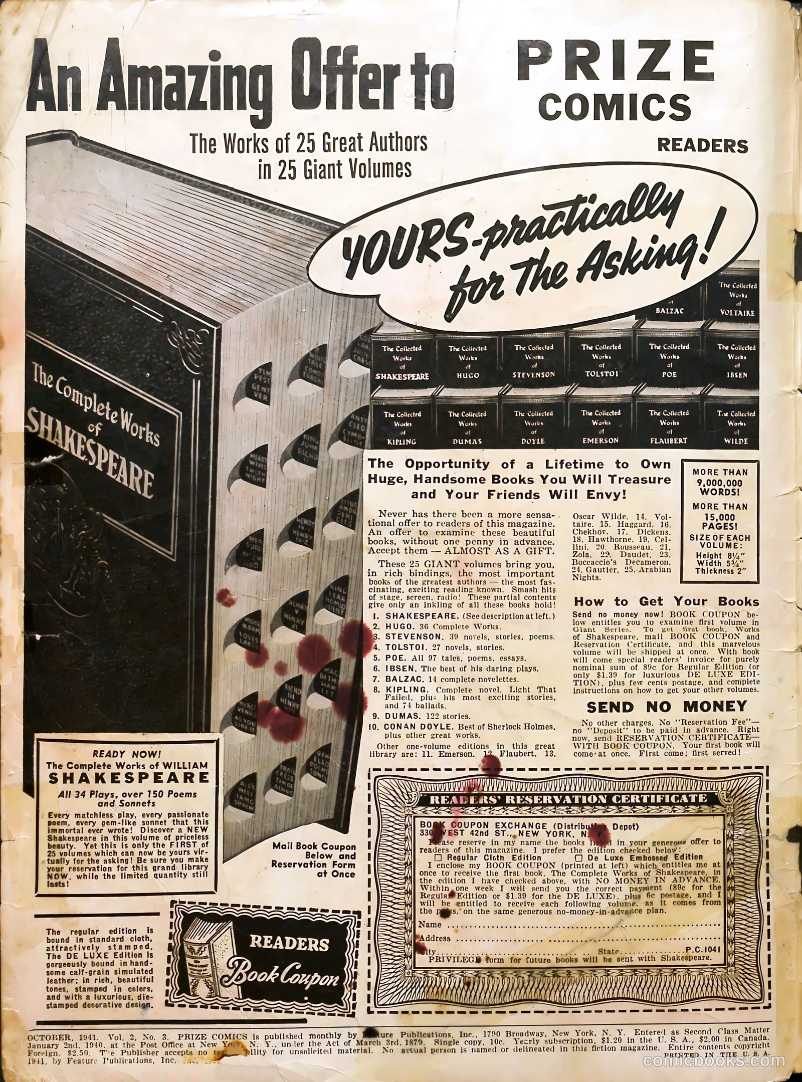 Prize Comics #15 — page 2 of 68