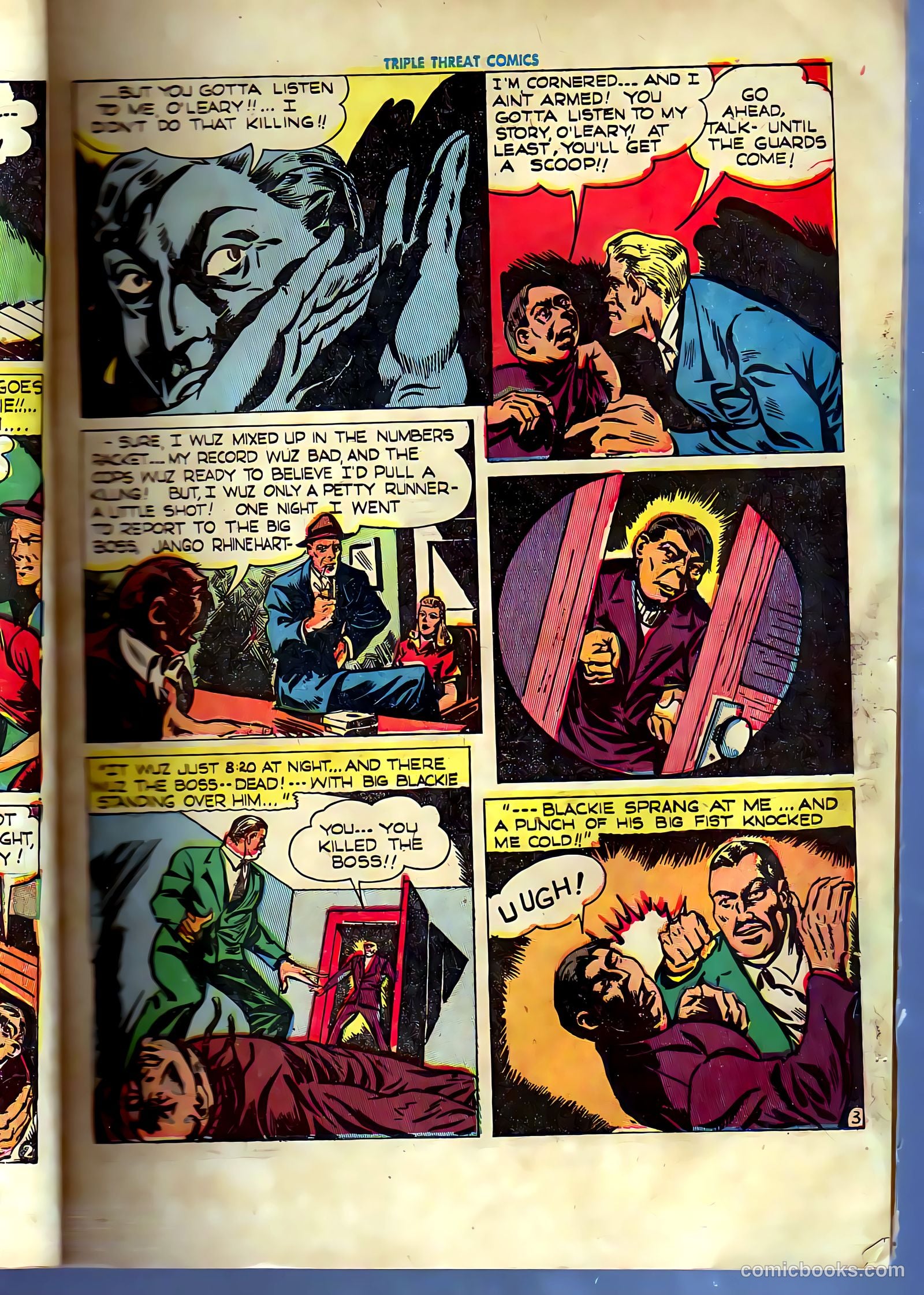 triple threat comics 1945 raw #nn — page 5 of 52