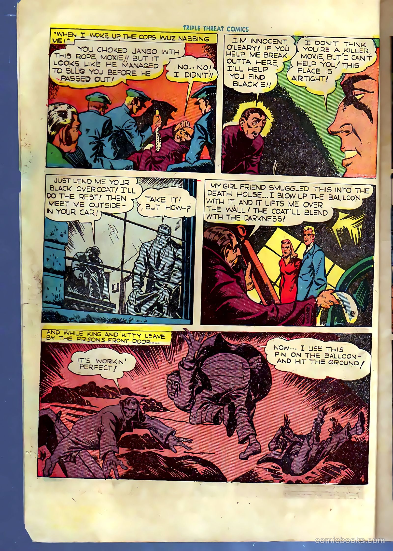 triple threat comics 1945 raw #nn — page 6 of 52