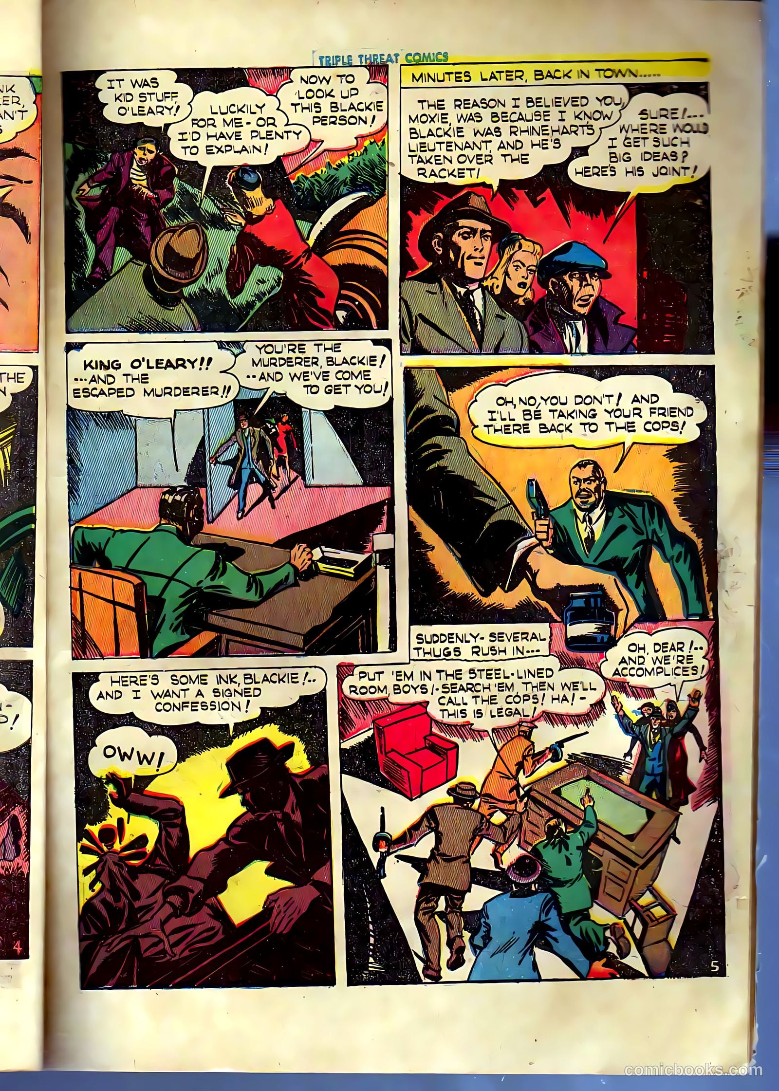 triple threat comics 1945 raw #nn — page 7 of 52