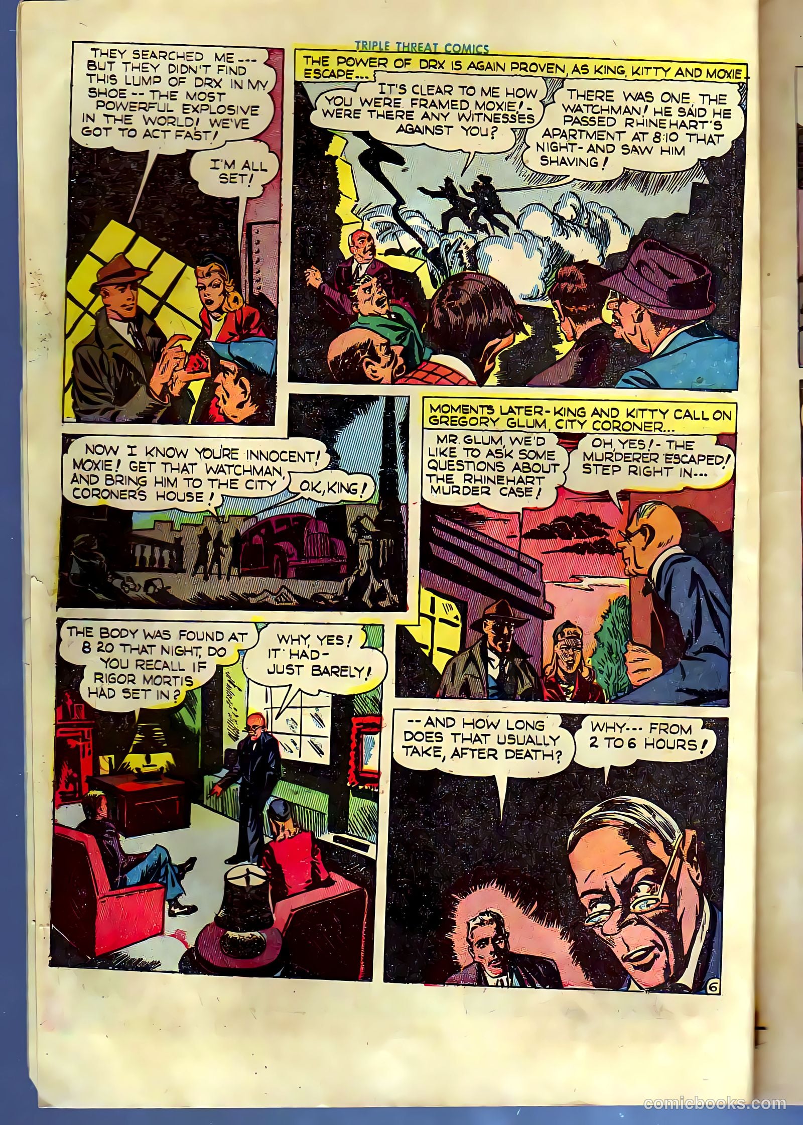 triple threat comics 1945 raw #nn — page 8 of 52