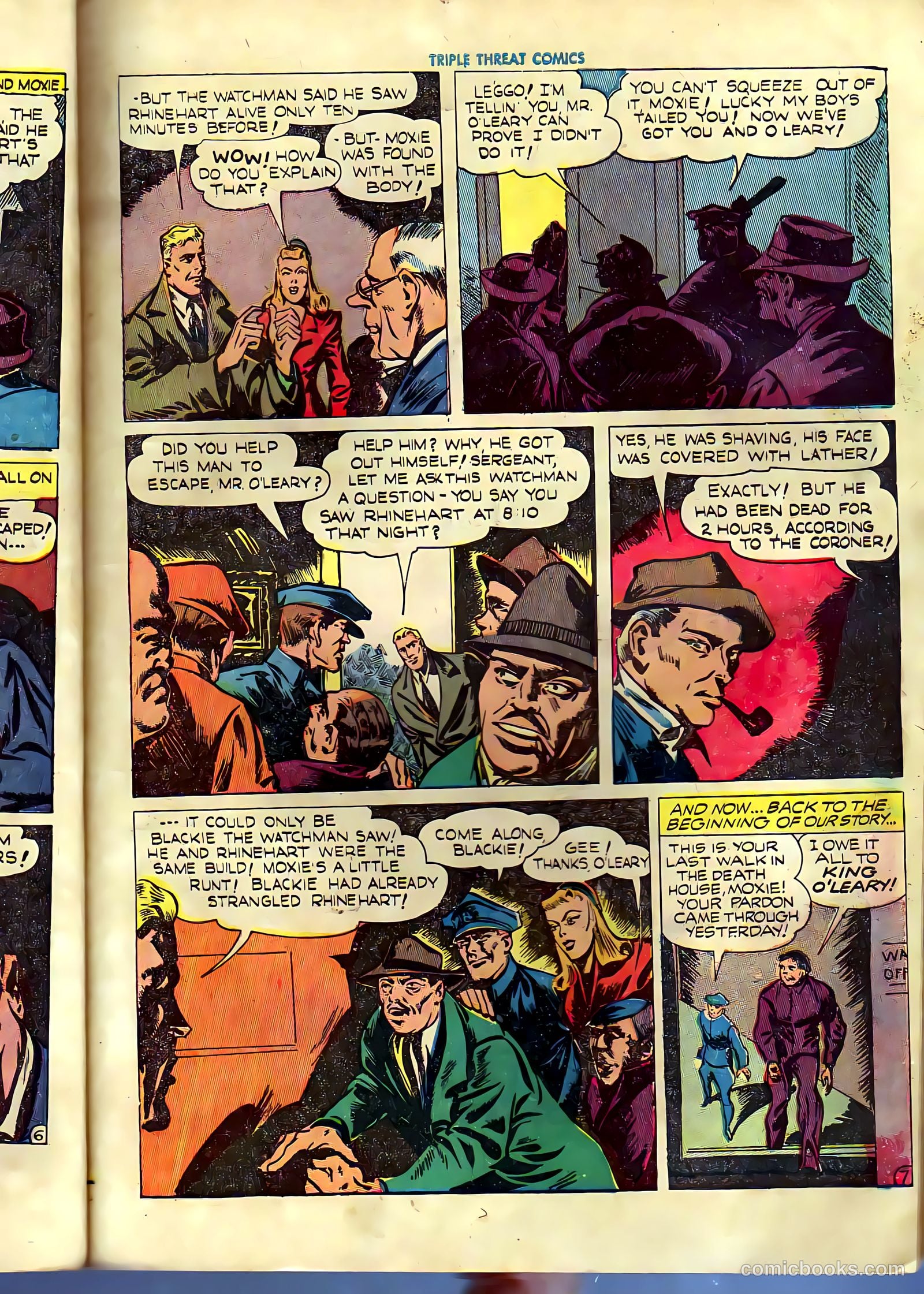 triple threat comics 1945 raw #nn — page 9 of 52