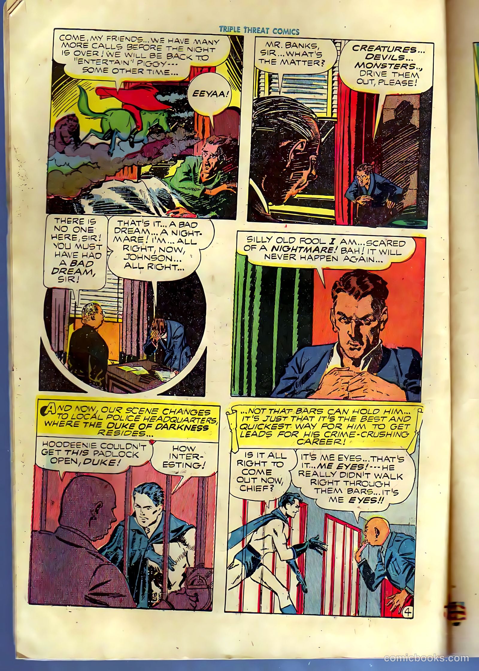 triple threat comics 1945 raw #nn — page 14 of 52