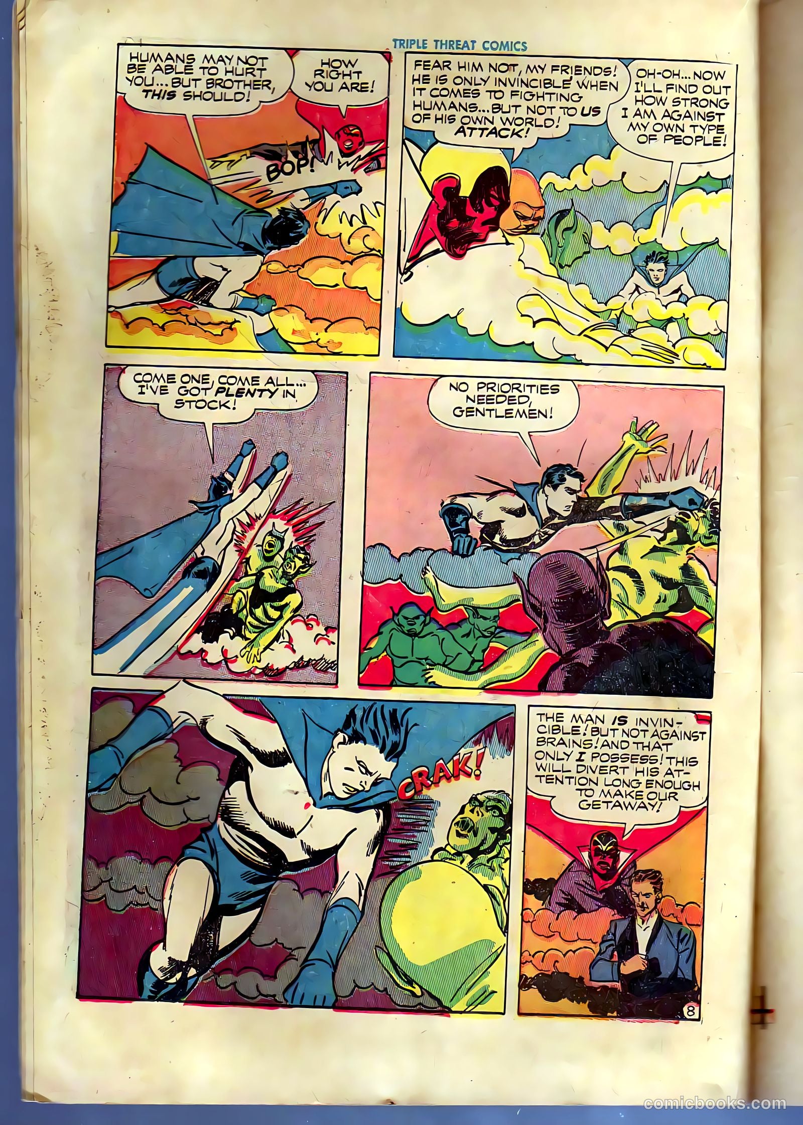 triple threat comics 1945 raw #nn — page 18 of 52