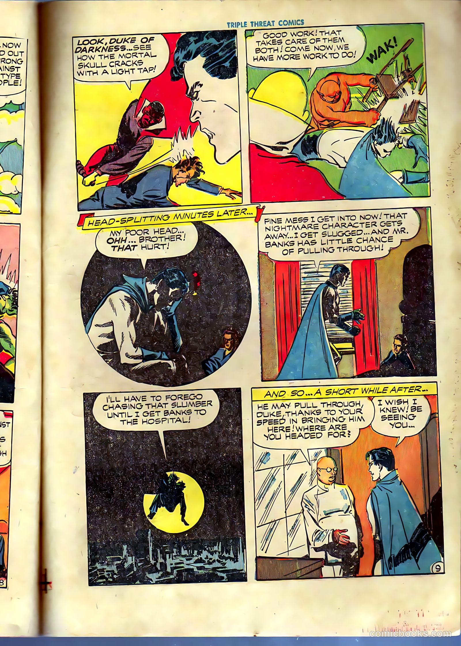 triple threat comics 1945 raw #nn — page 19 of 52