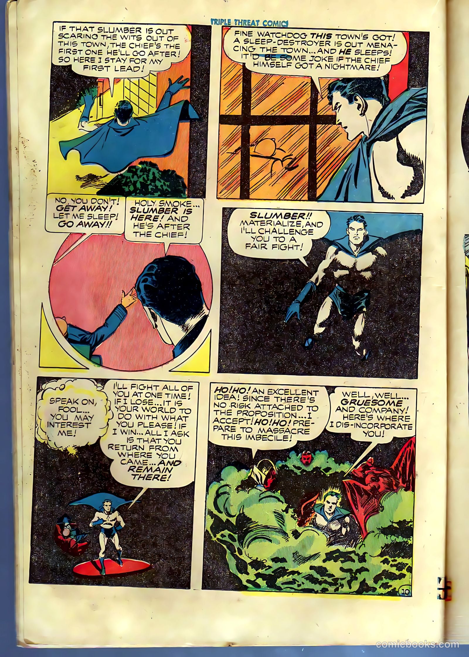 triple threat comics 1945 raw #nn — page 20 of 52