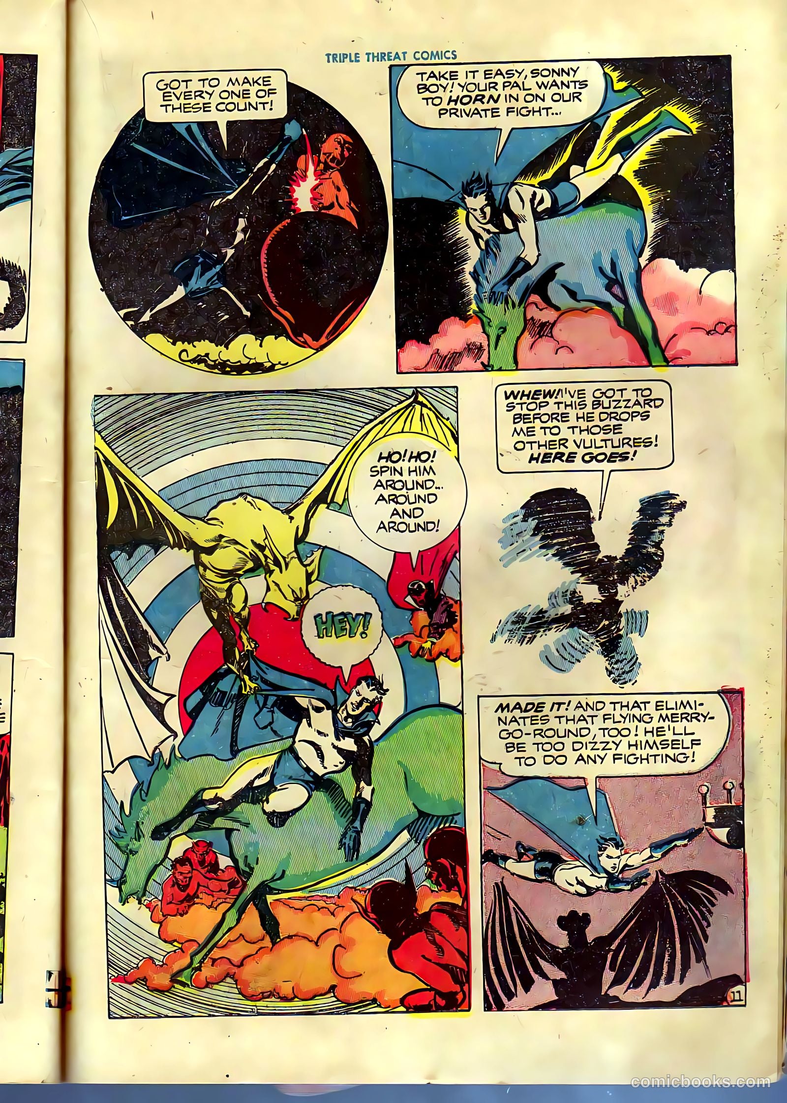 triple threat comics 1945 raw #nn — page 21 of 52