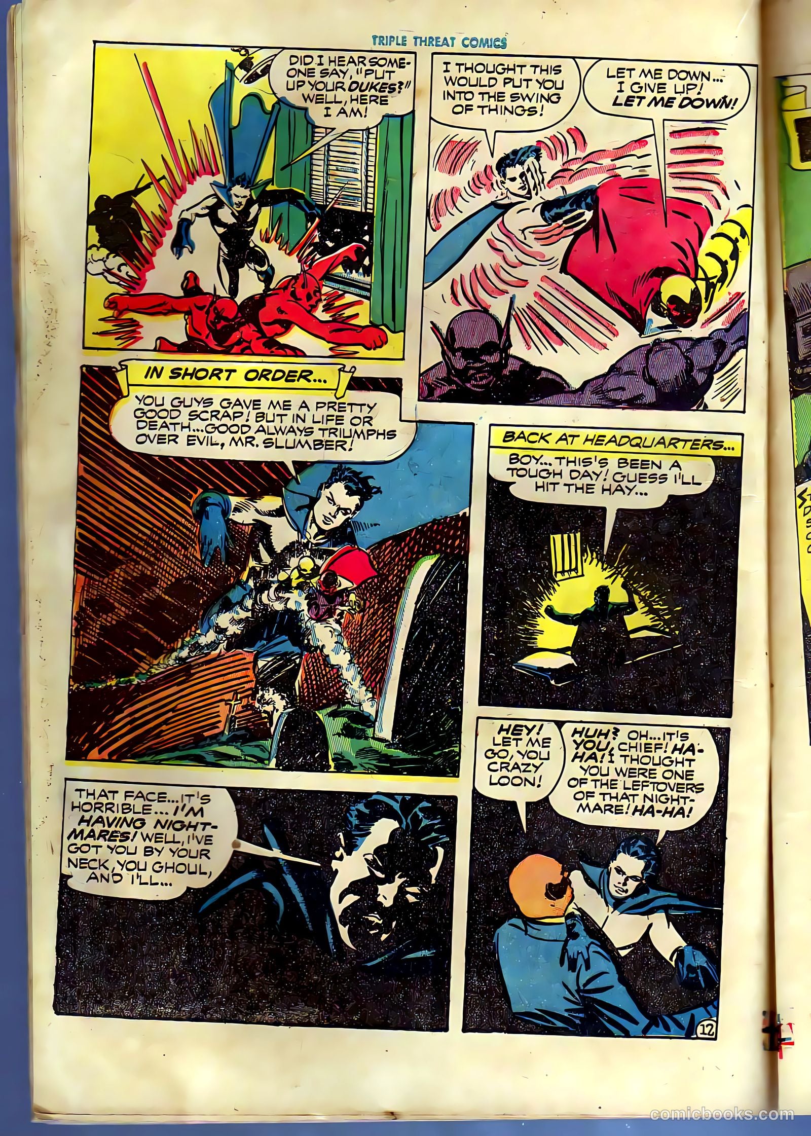 triple threat comics 1945 raw #nn — page 22 of 52