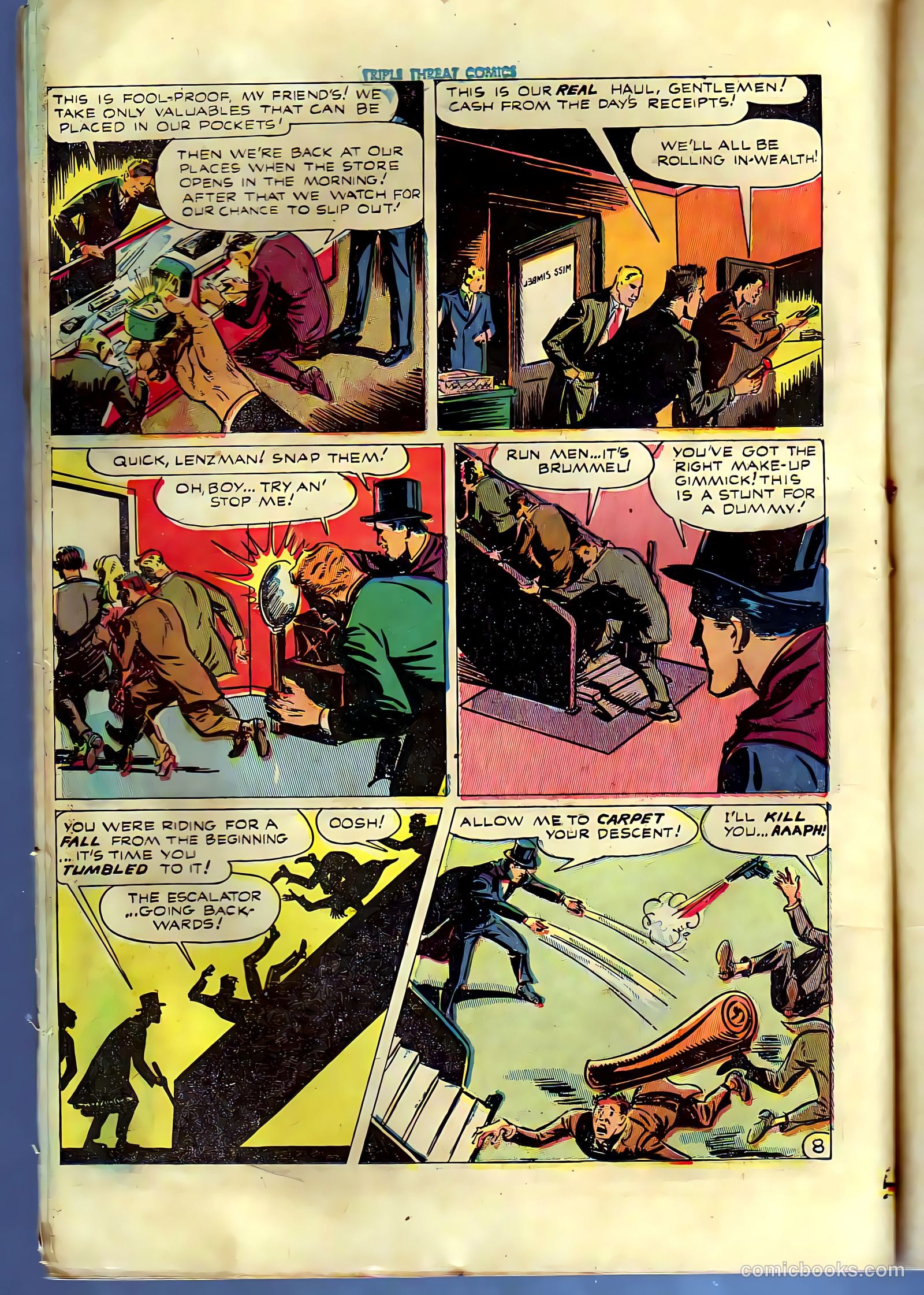 triple threat comics 1945 raw #nn — page 30 of 52