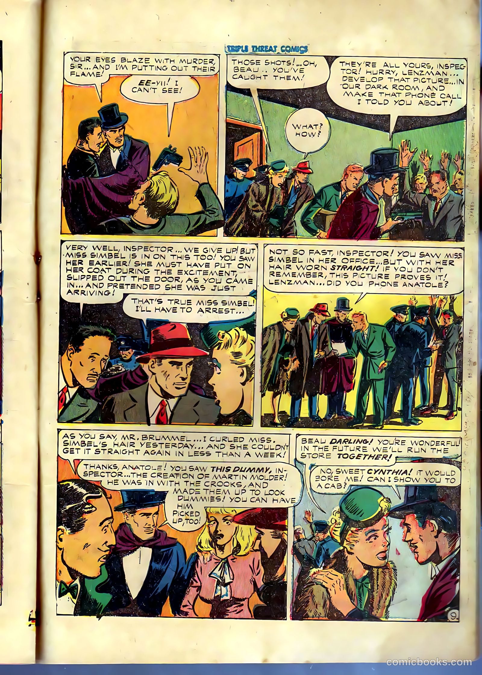 triple threat comics 1945 raw #nn — page 31 of 52