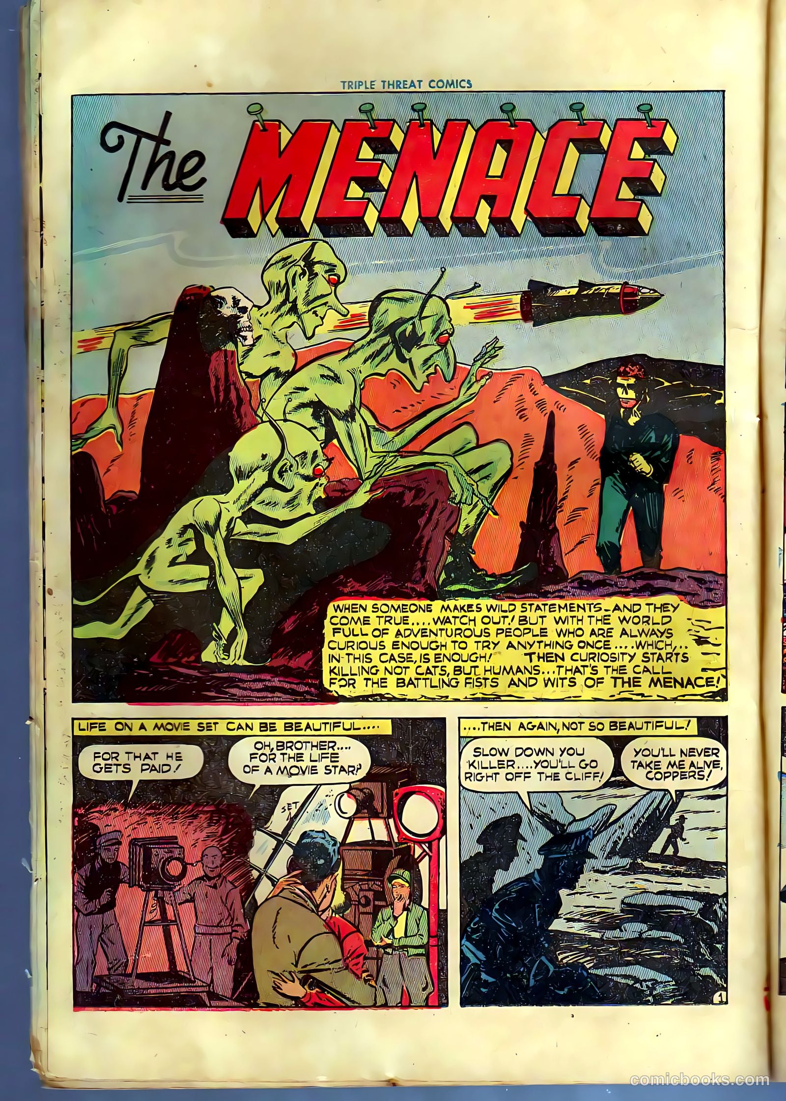 triple threat comics 1945 raw #nn — page 32 of 52