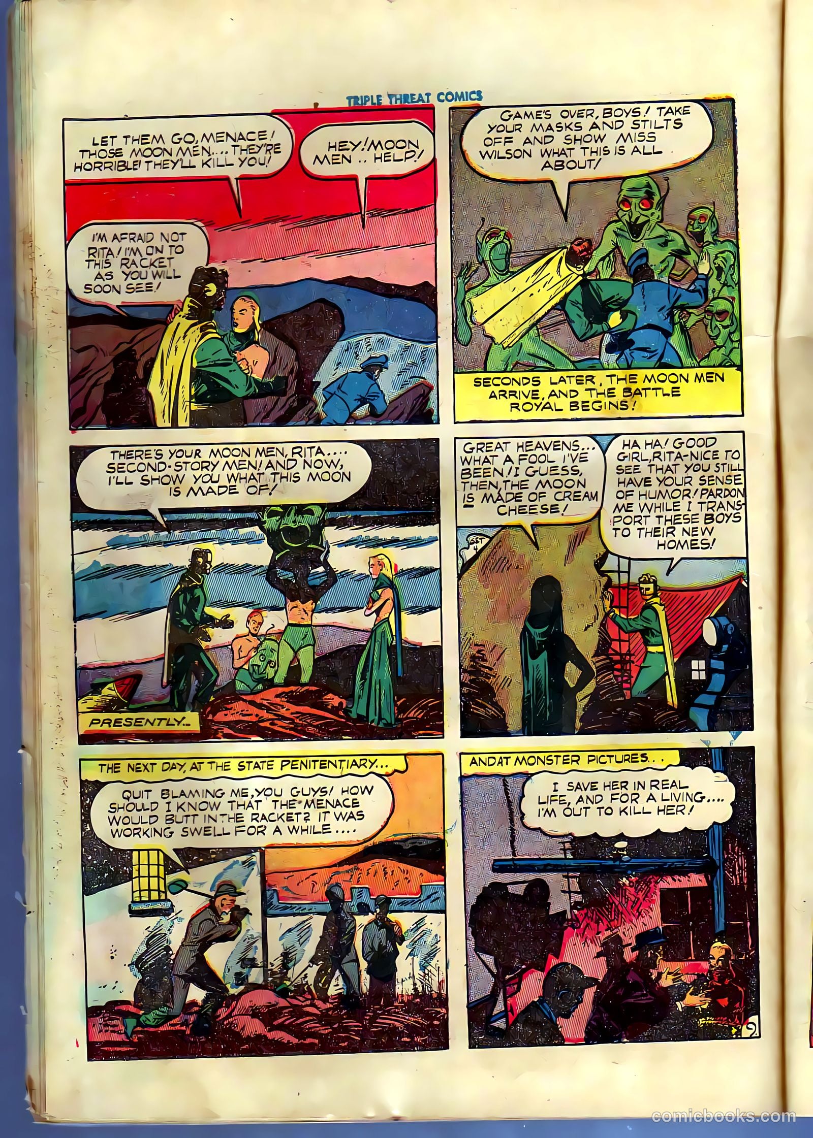 triple threat comics 1945 raw #nn — page 40 of 52